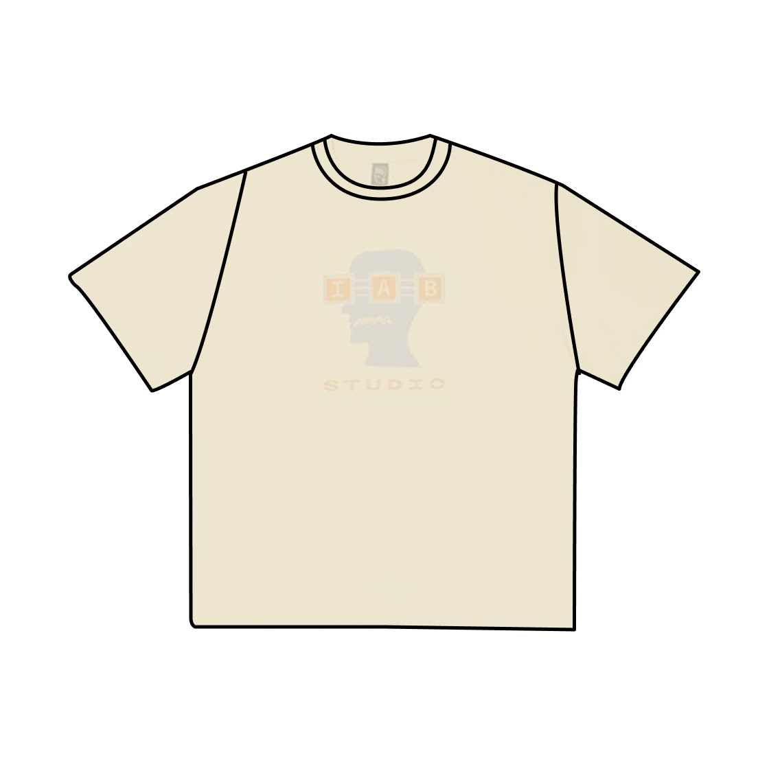 아이앱 스튜디오 x 브레인 데드 티셔츠 아이보리(IAB Studio x Brain Dead T-Shirt Ivory) - 1