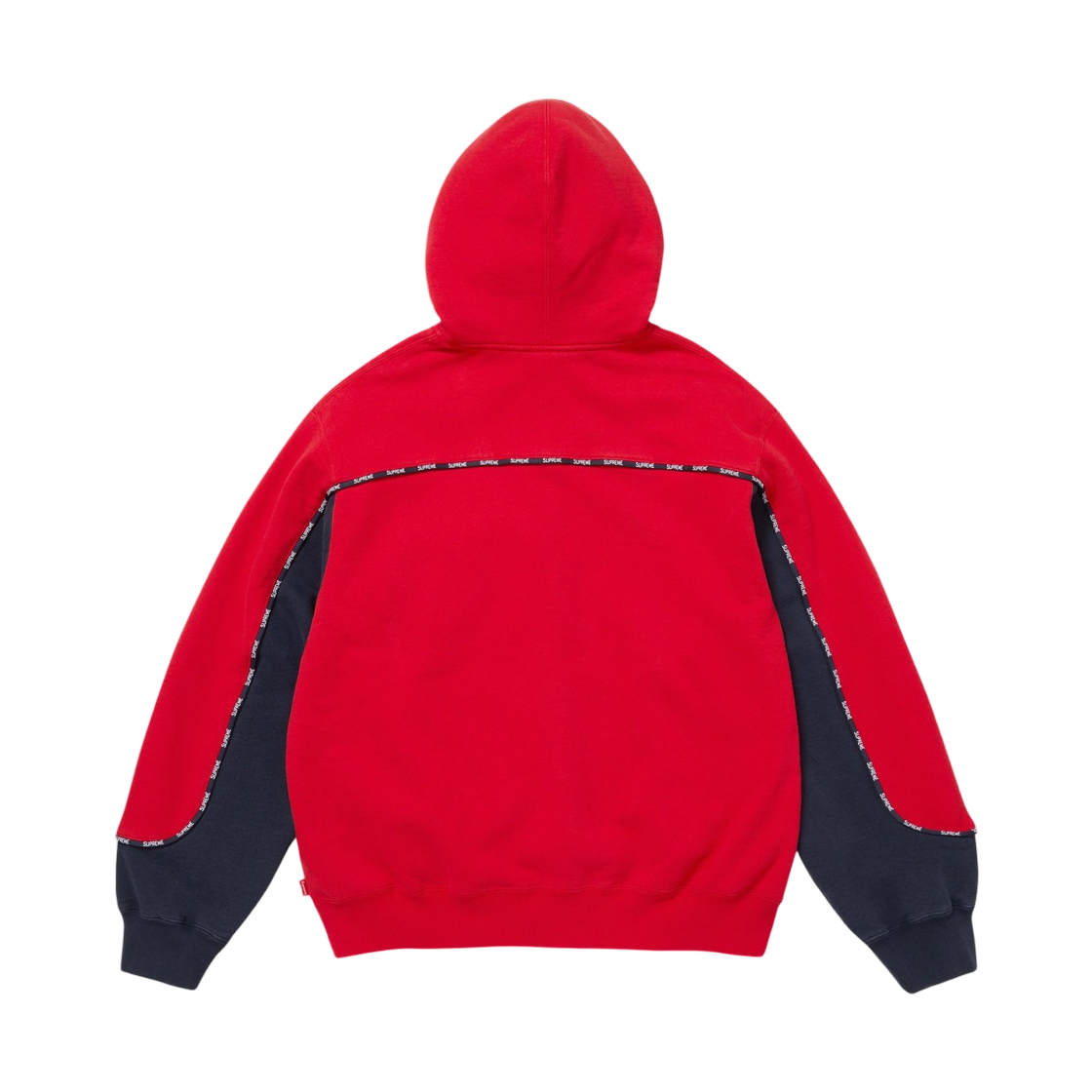 슈프림 파이핑 집업 후드 스웨트셔츠 레드 - 25FW(Supreme Piping Zip Up Hooded Sweatshirt Red - 25FW) - 2