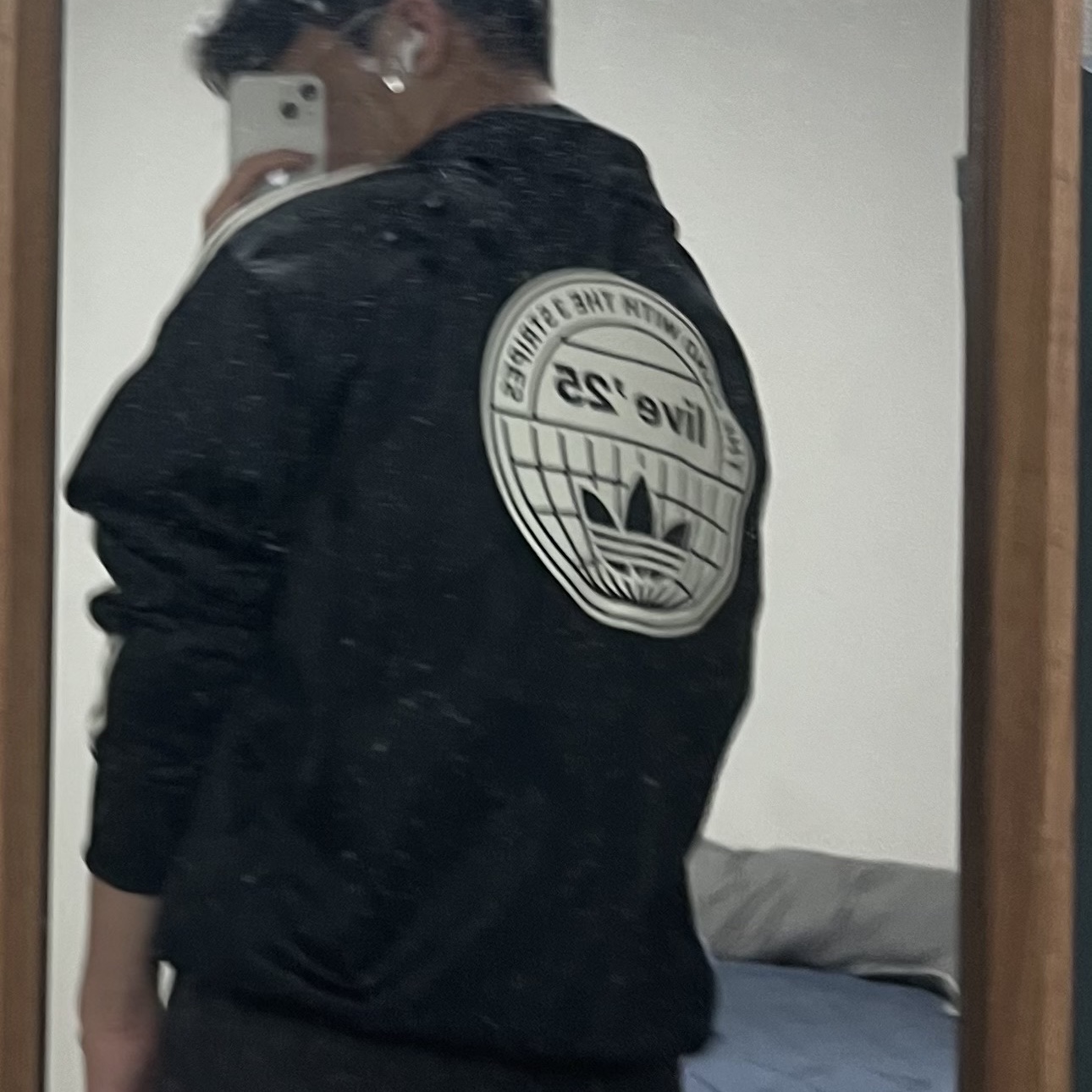 Adidas x Oasis Tour Firebird Track Top Black - US Sizing 착용 스타일