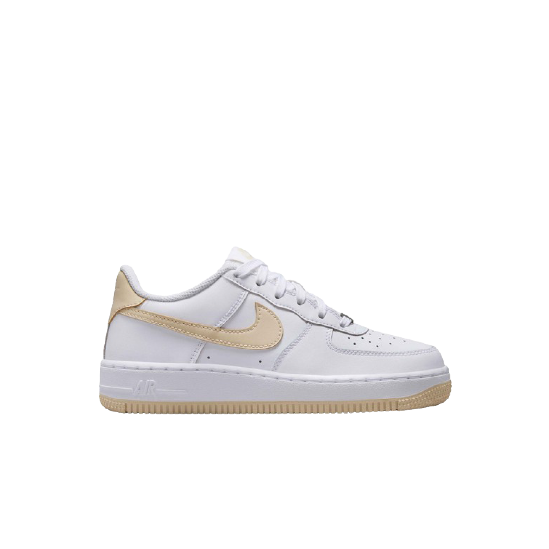 FV5948-118 (GS) Nike Air Force 1 White Light Khaki