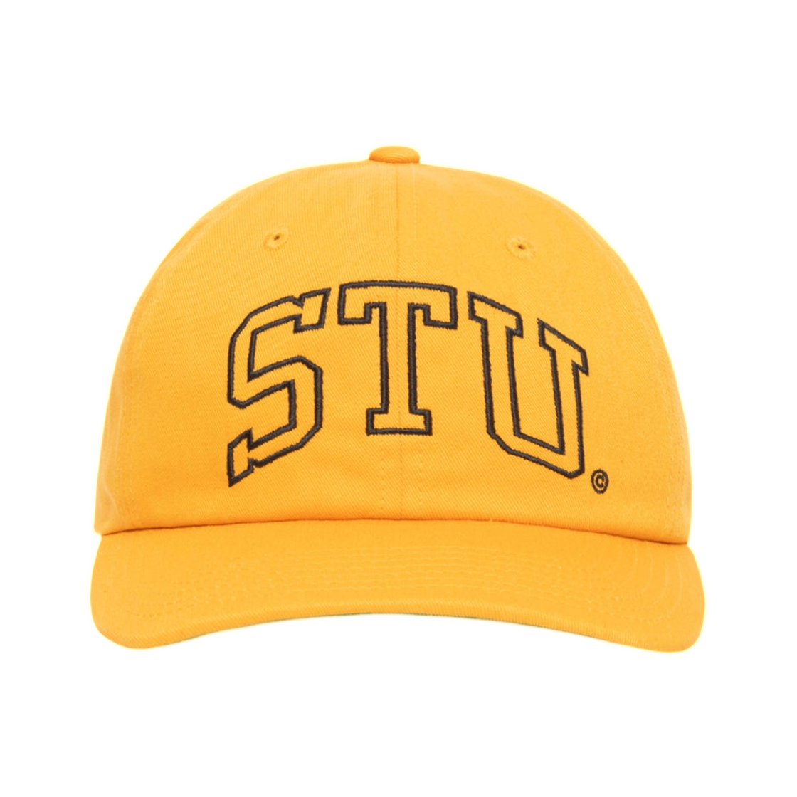 스투시 미드 뎁스 스투 아치 스트랩백 유니 골드(Stussy Mid-Depth Stu Arch Strapback Uni Gold)