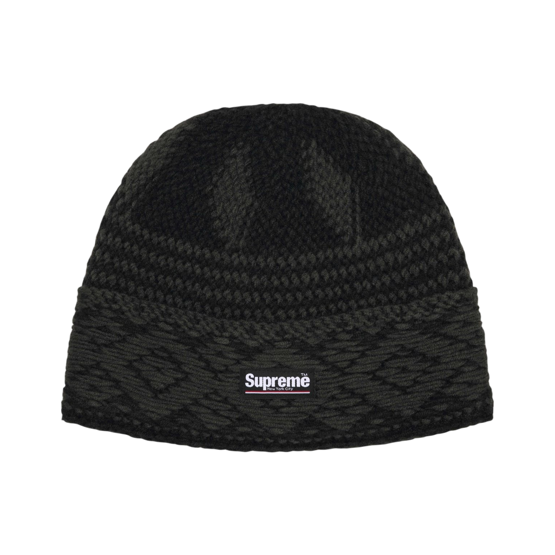 - Supreme Diamond Beanie Black - 25FW