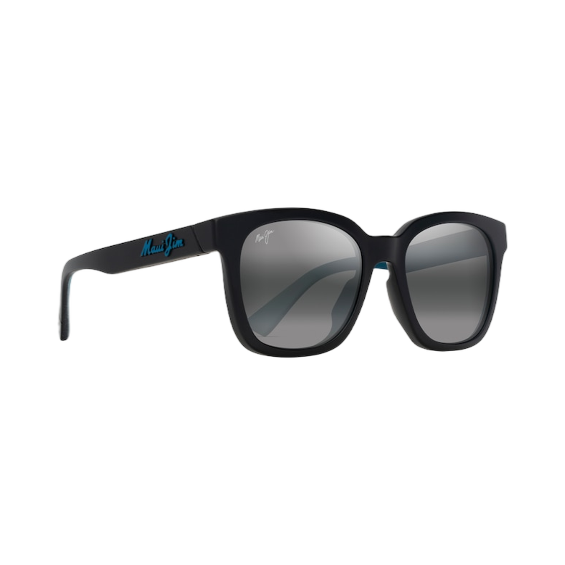 마우이 짐 호누아 아시안 핏 매트 블랙 인테리어 화이트 그래디언트 이펙트 뉴트럴 그레이(Maui Jim Honua AF Matte Black With Interior White Gradient Effect Neutral Grey)
