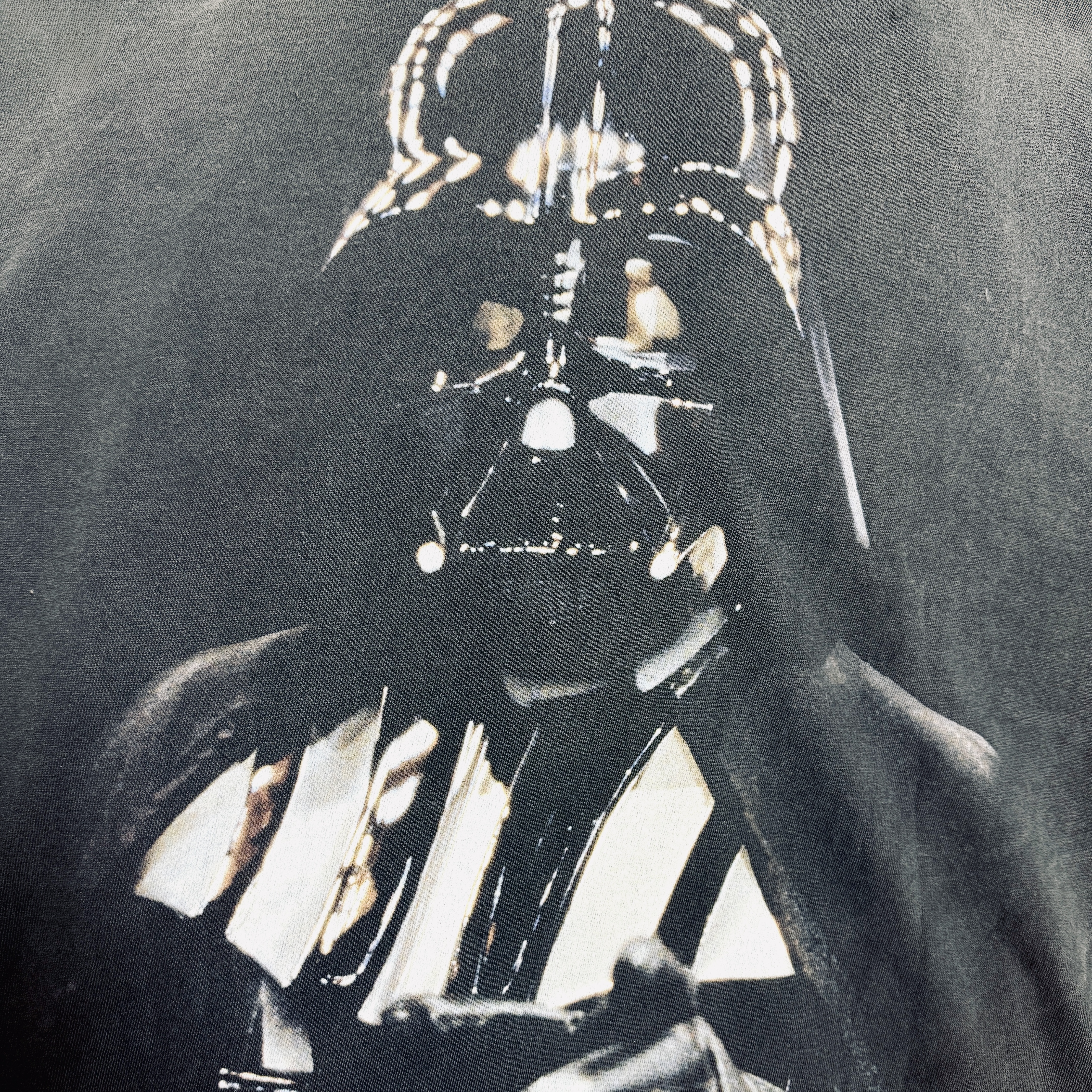 Saint Mxxxxxx x Star Wars Darthvader L/S T-Shirt Black - 25SS 착용 스타일