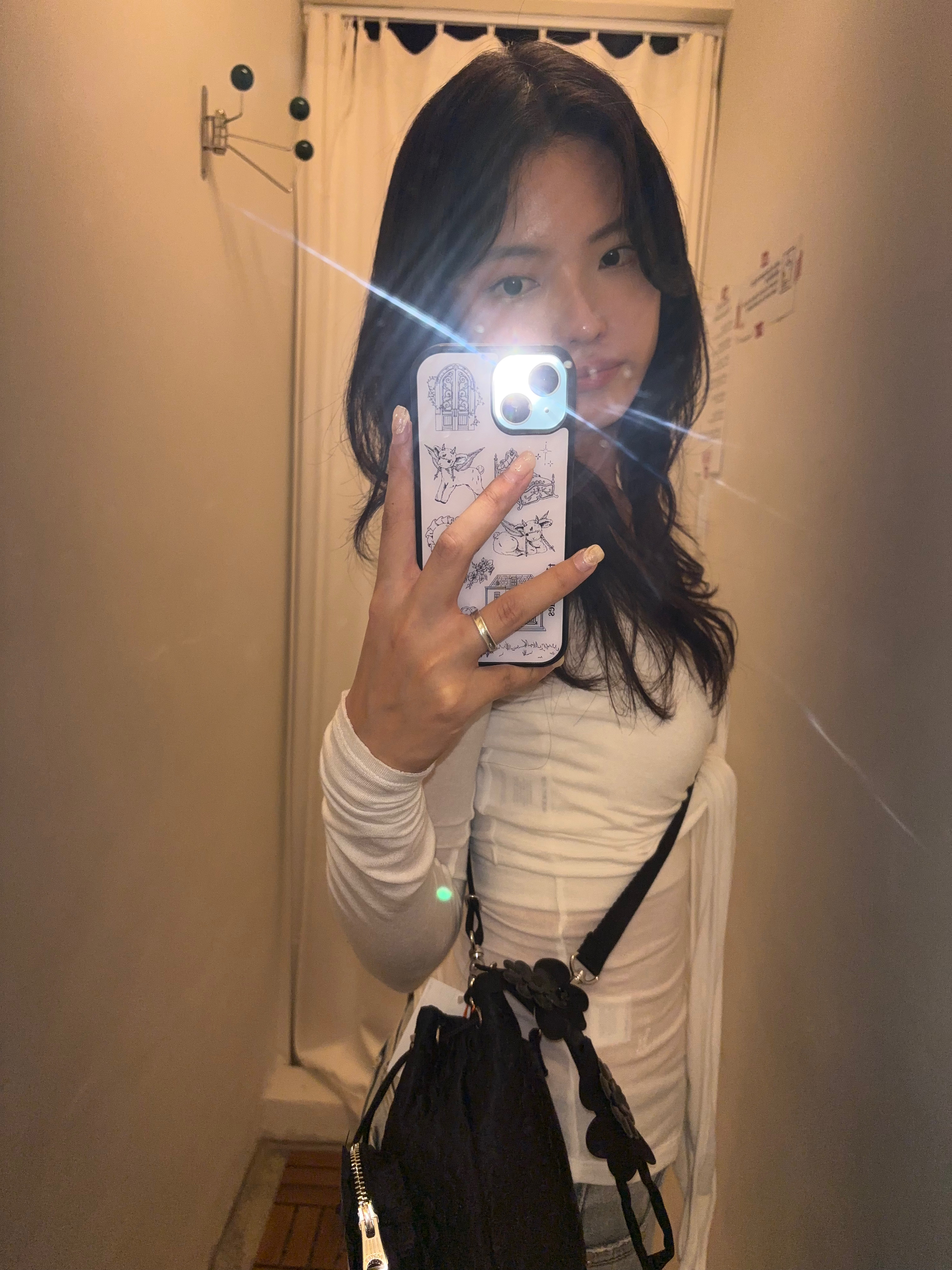 Porter x Cecilie Bahnsen Bonsac Mini Black 착용 스타일 - 1