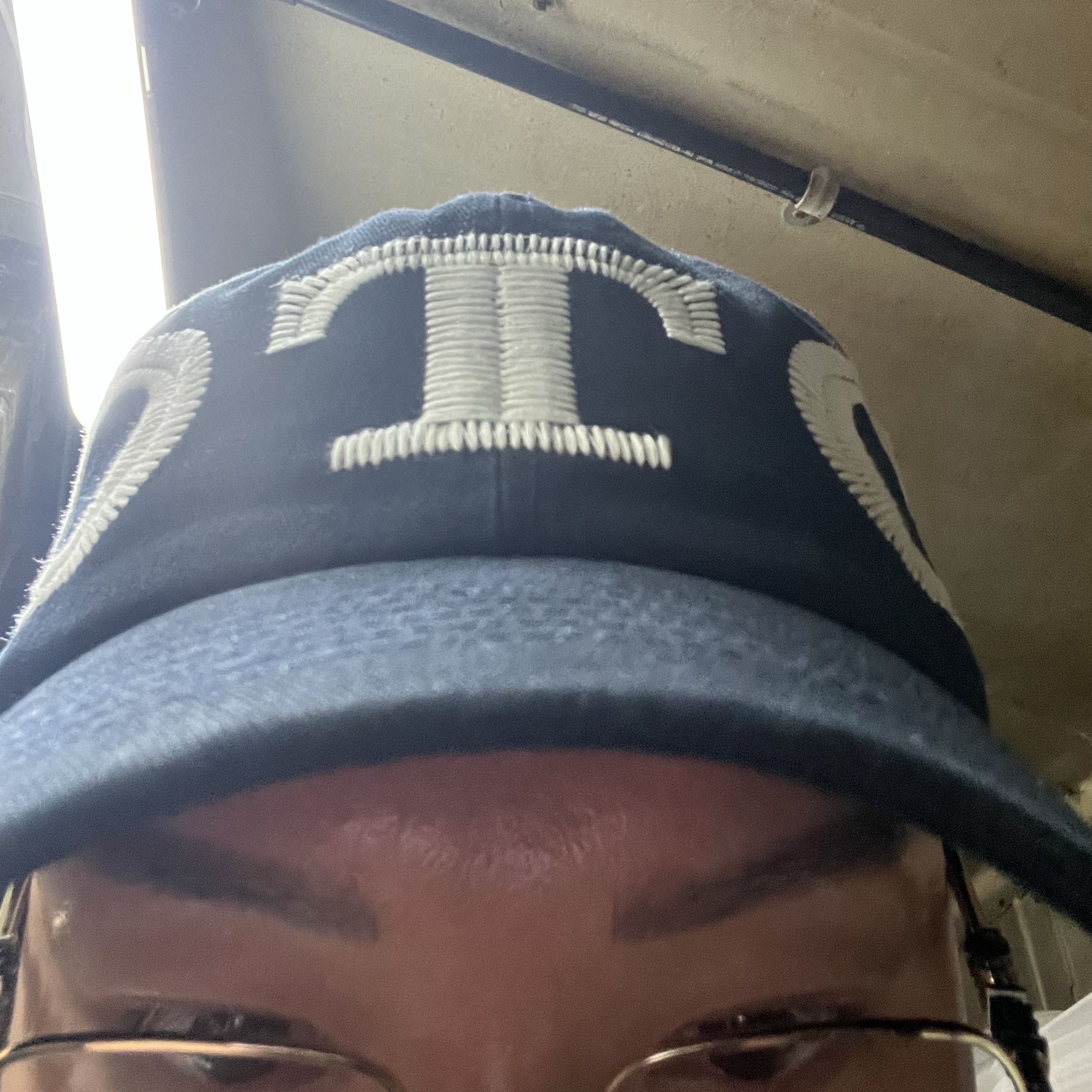 Honda Zigzag St Ball Cap Navy 착용 스타일