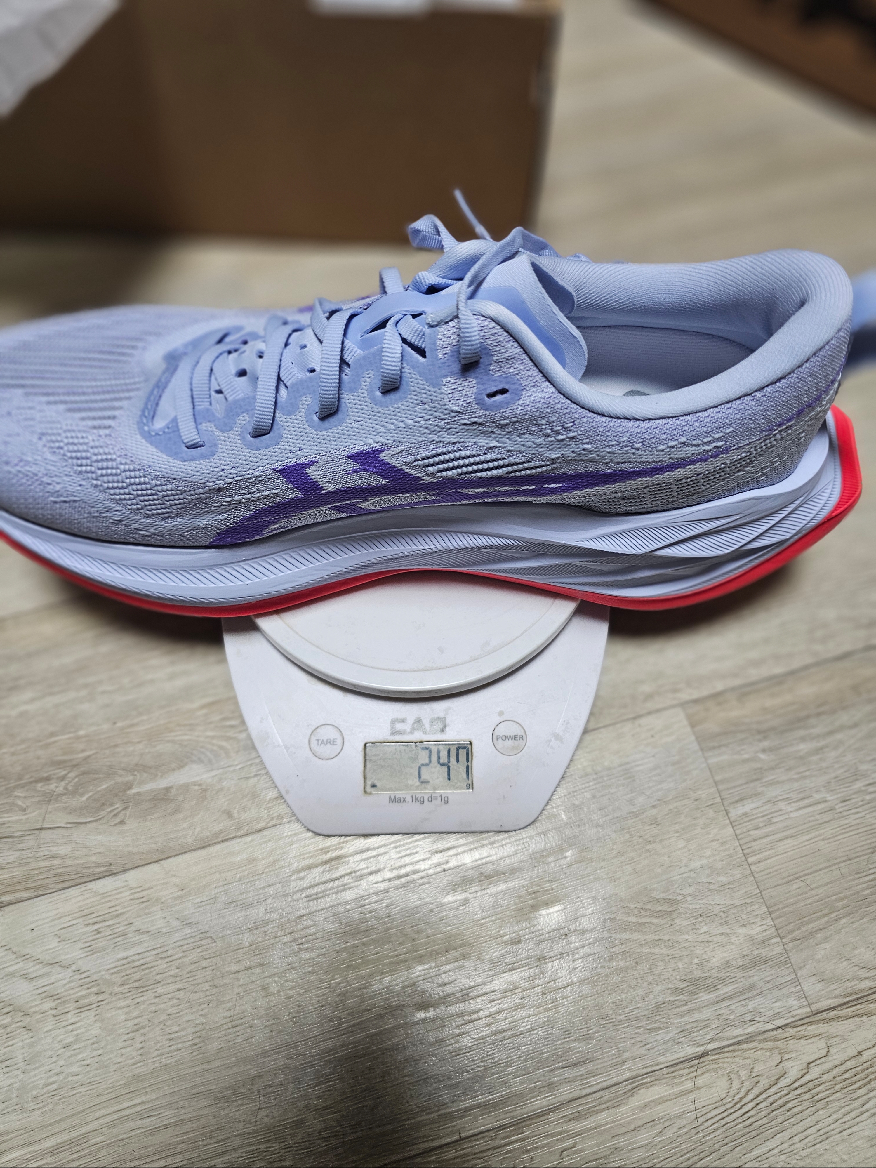 Asics Superblast 2 Blue Fade Edo Purple 착용 스타일 - 5