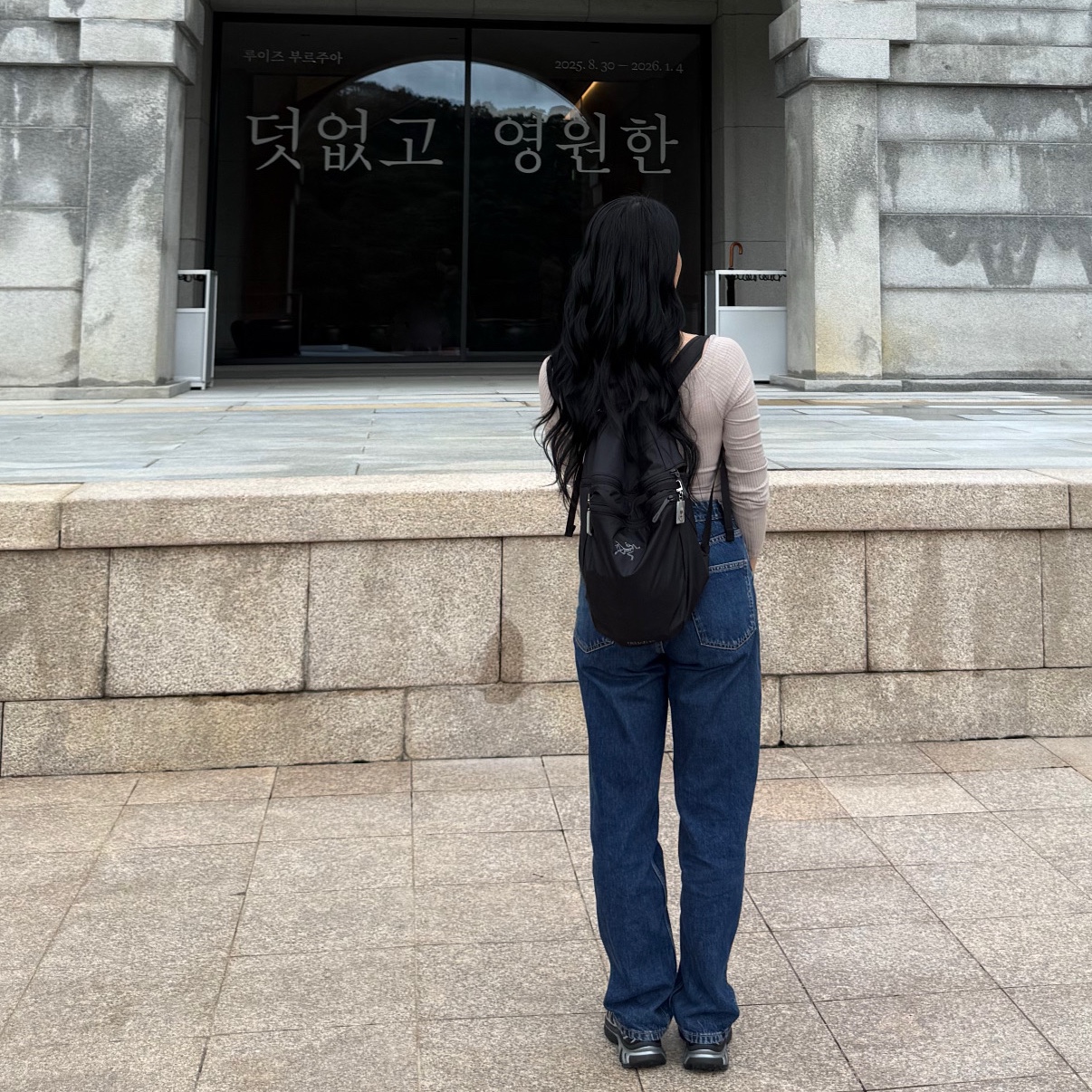 Arc'teryx Heliad 15 Backpack Black, Salomon XT-6 GTX Black Silver 착용 스타일