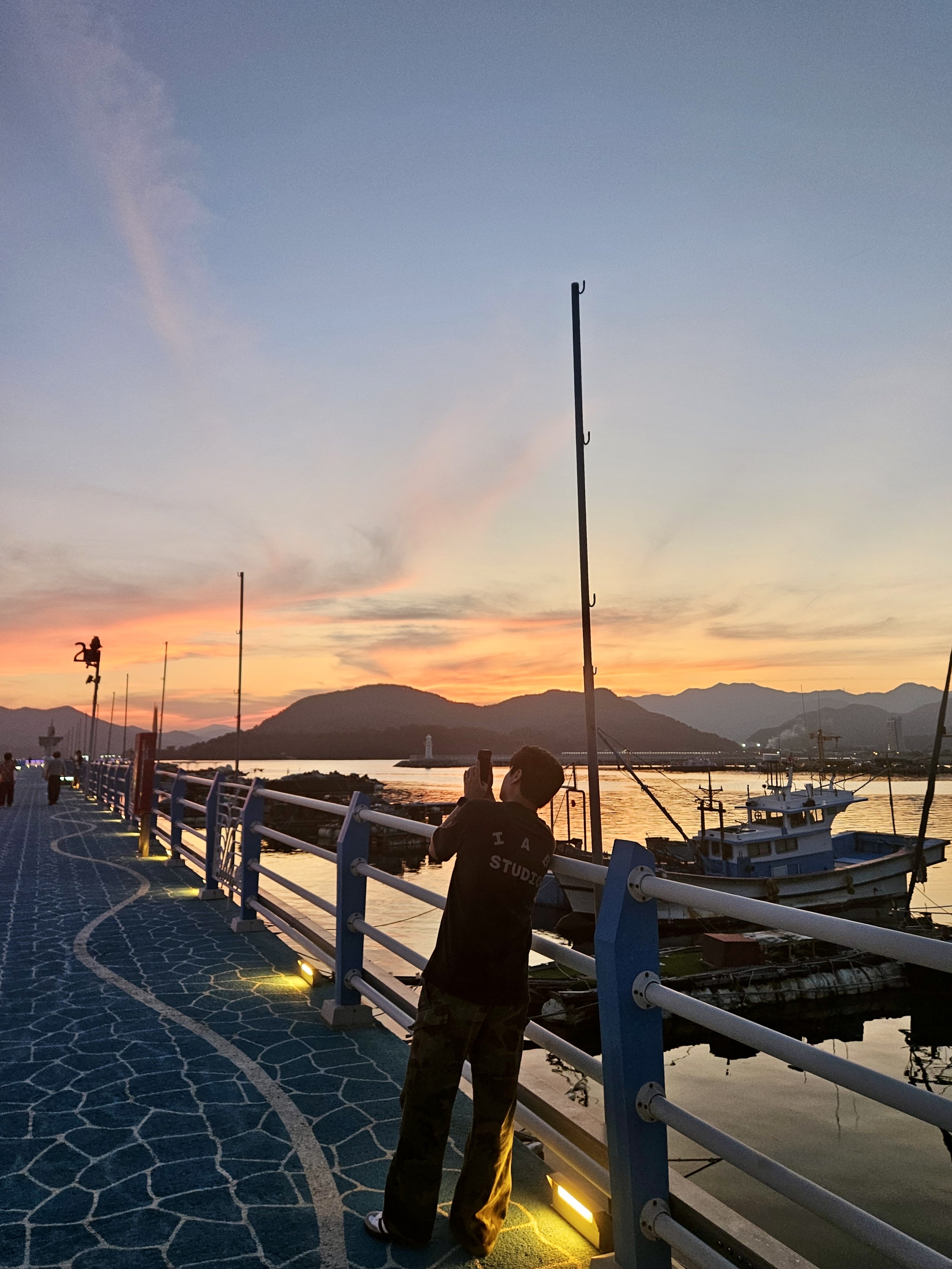 IAB Studio x Obey Icon Heavyweight Box T-Shirt Digital Black 착용 스타일