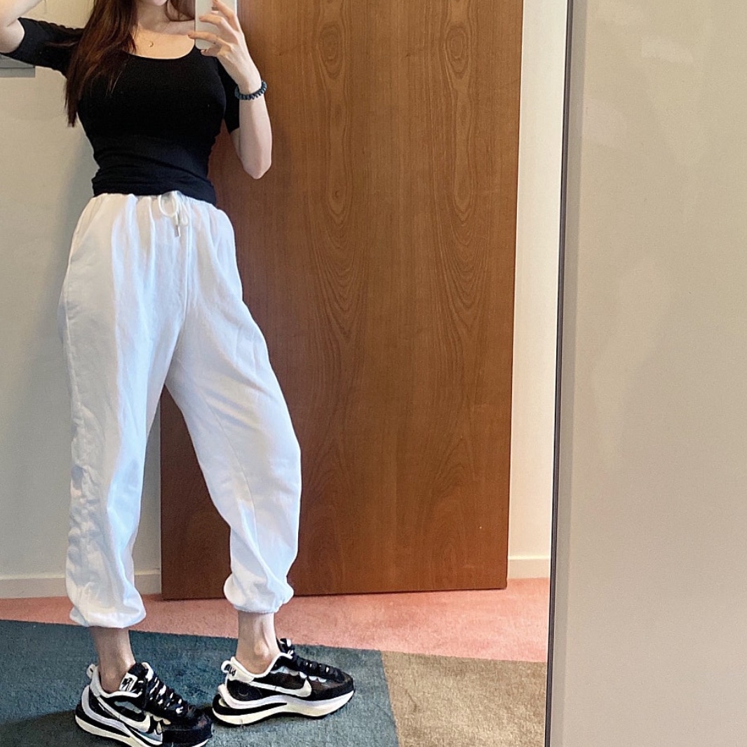 Nike x Sacai VaporWaffle Black White 착용 스타일