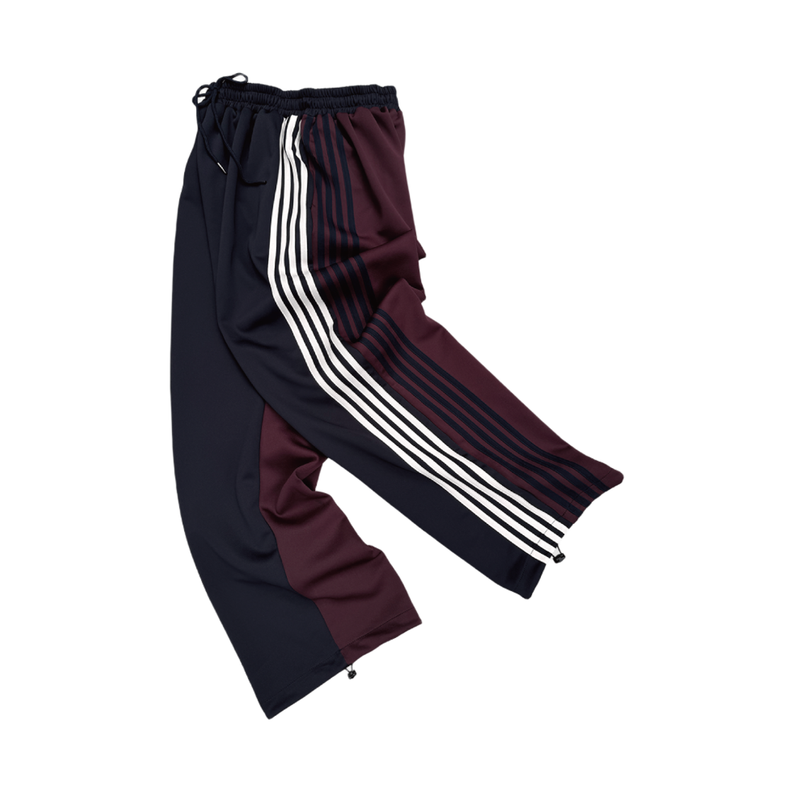 캐주얼 매뉴얼 8-라인 트랙 팬츠 네이비/와인(Kasual Manual 8-Line Track Pants Navy/Wine)