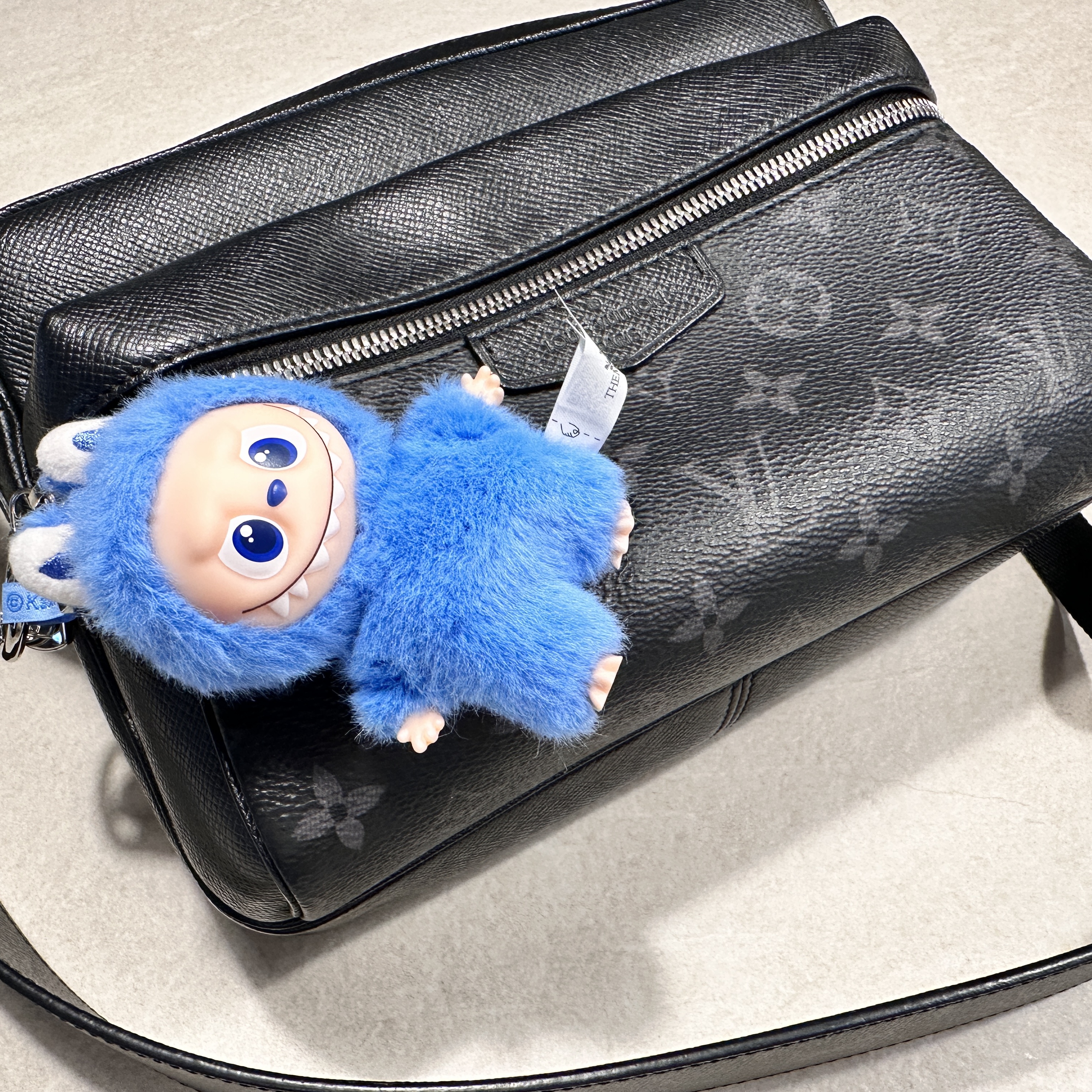 Pop Mart Labubu The Monsters Pin For Love Series Vinyl Plush Pendant (N-Z) O (Opened Case) 착용 스타일 - 2