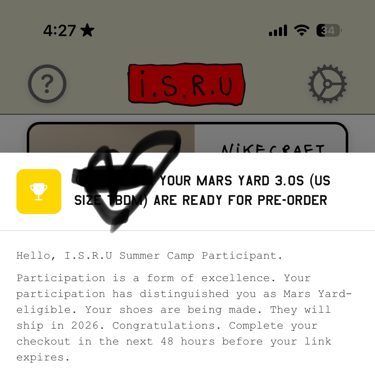 Nike x Tom Sachs Mars Yard Shoe 3.0 Space Camp 착용 스타일