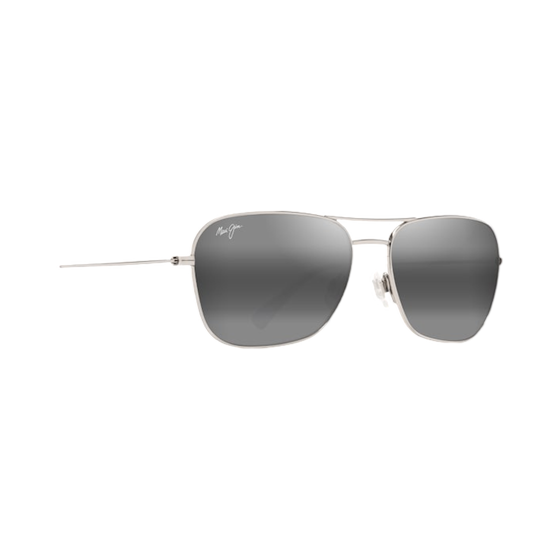 마우이 짐 나아우아오 샤이니 실버 크리스탈 뉴트럴 그레이(Maui Jim Na‘Auao Shiny Silver With Crystal Neutral Grey)