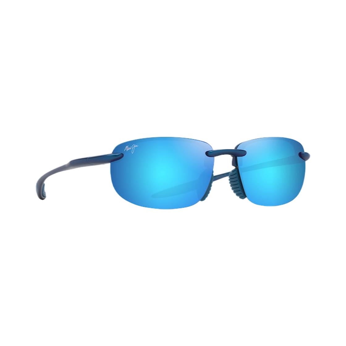 마우이 짐 호오키파 울트라 아시안 핏 메탈 매트 블루 블루 하와이(Maui Jim Ho'Okipa Ultra AF Metal Matte Blue Blue Hawaii) - 1