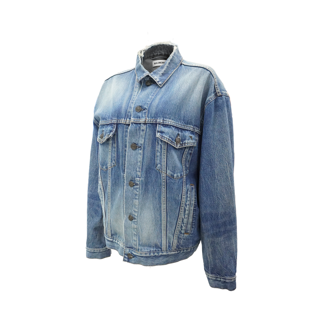ITUJ5R6JVOJ8 Balenciaga 557388 Denim Jacket - Blue