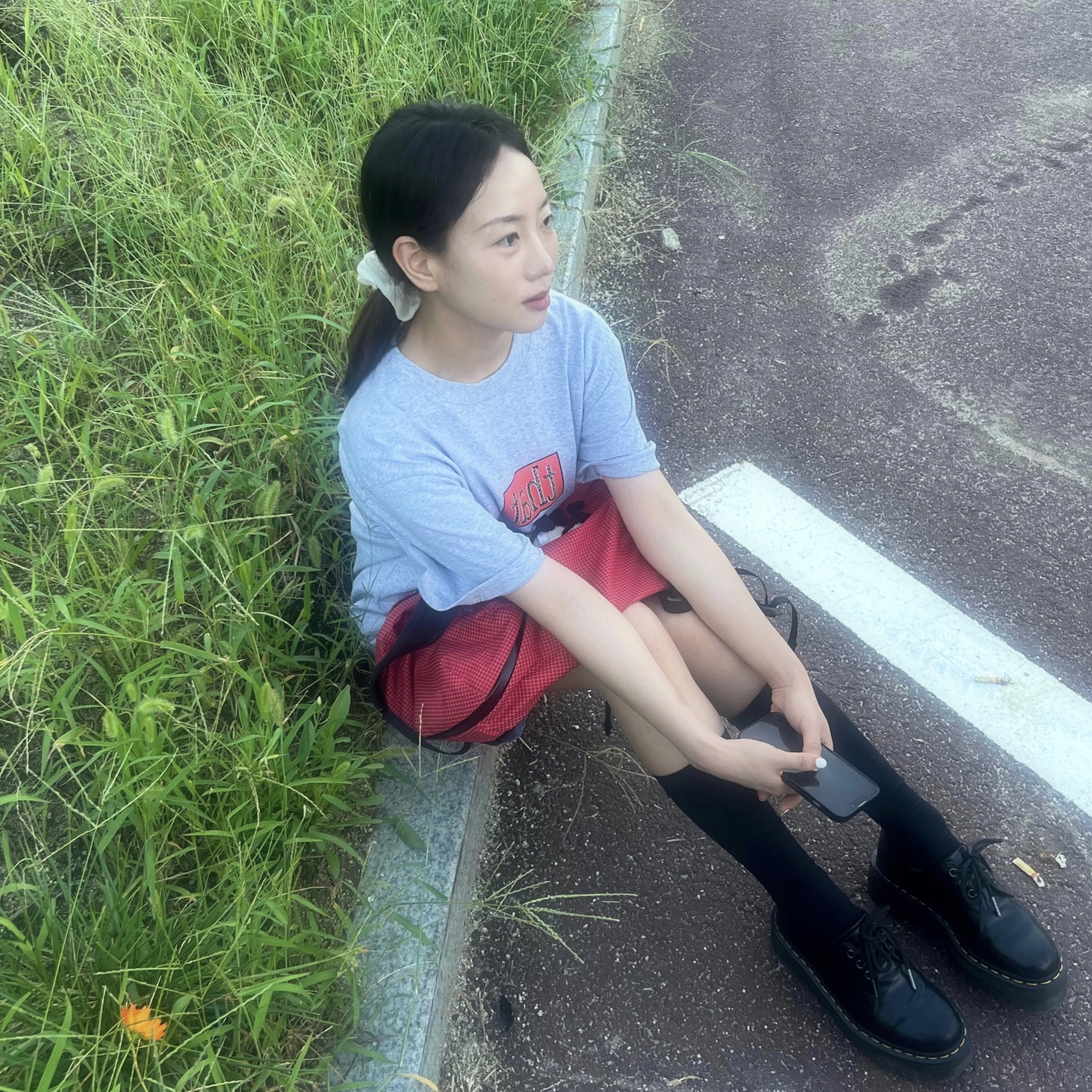 Dr. Martens 1461 Quad Black 착용 스타일