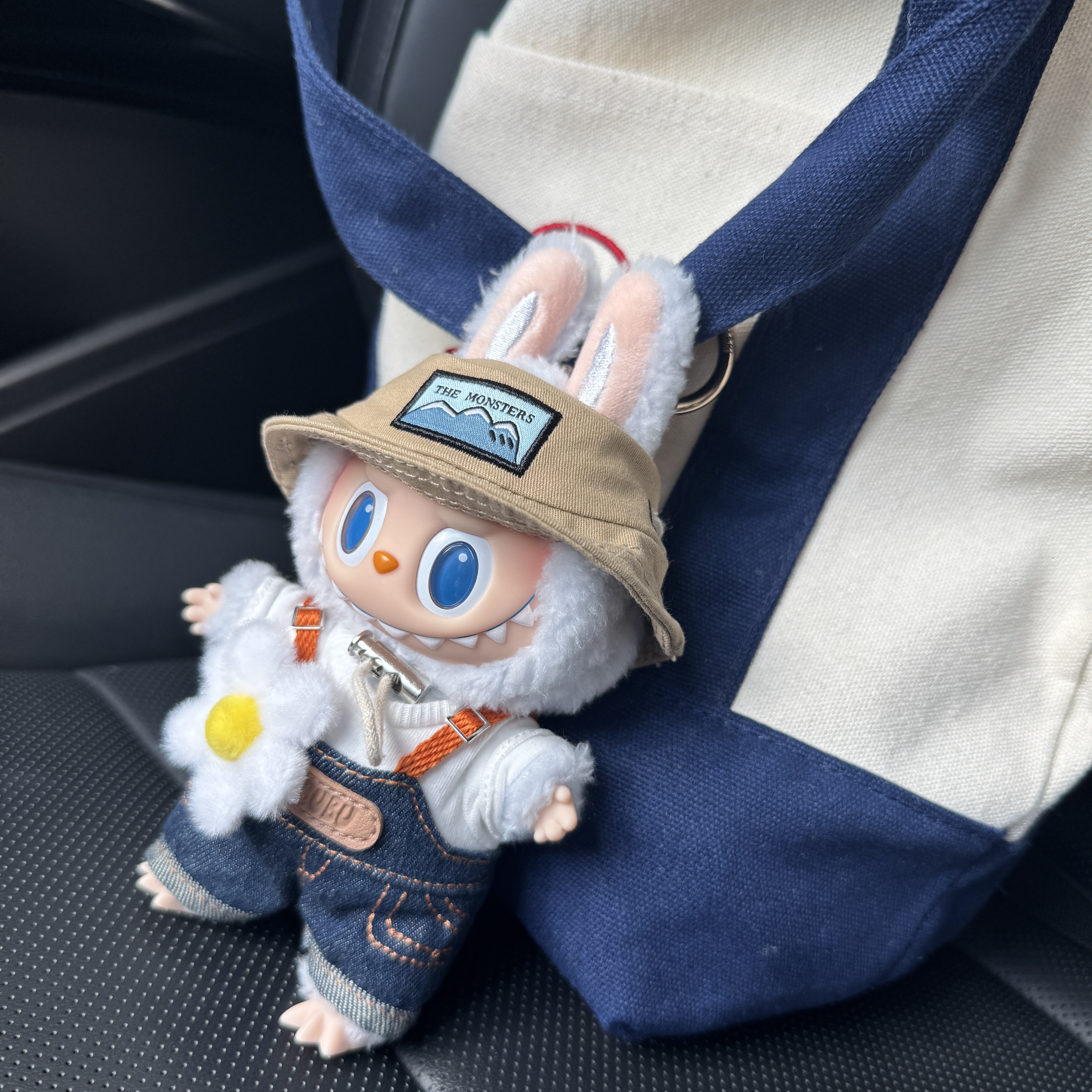Pop Mart Fall In Wild Labubu Series Toy Keyring 착용 스타일
