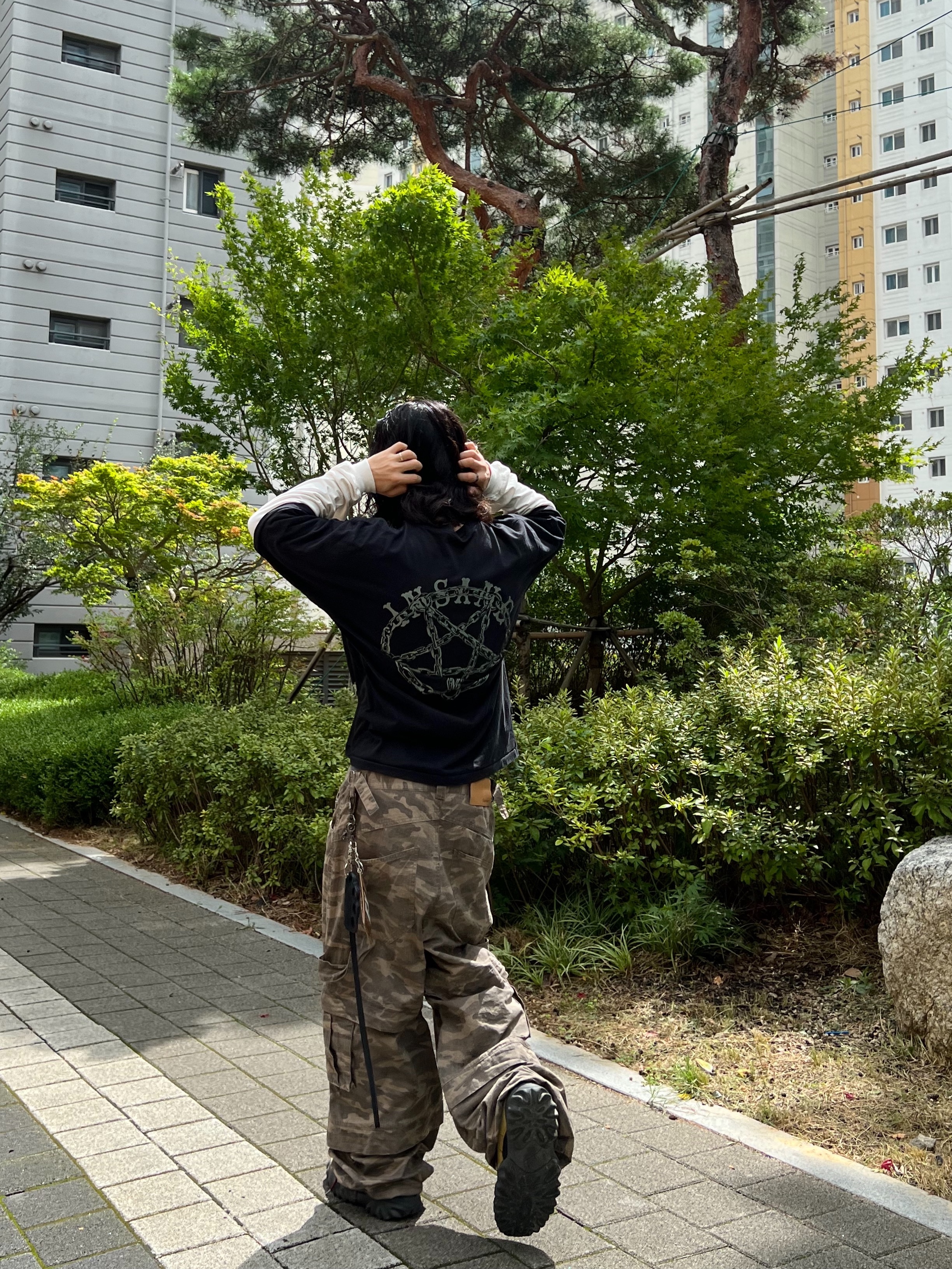 Oakley Factory Team Suede Flesh Edge Boots Yellow, Kamien Titan Baggy Pants Kream Camo 착용 스타일 - 8