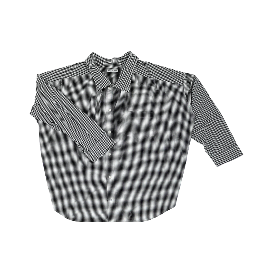 ITPCNTBIS3BD Balenciaga 622050 Cocoon Swing Shirt Black & White
