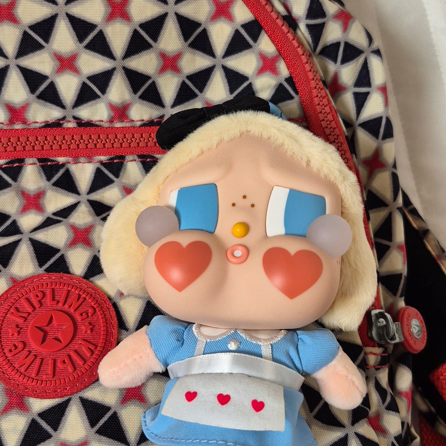 Pop Mart Crybaby Crying Again Series Plush Keyring Sealed Case (1 Blind Box) 착용 스타일 - 3