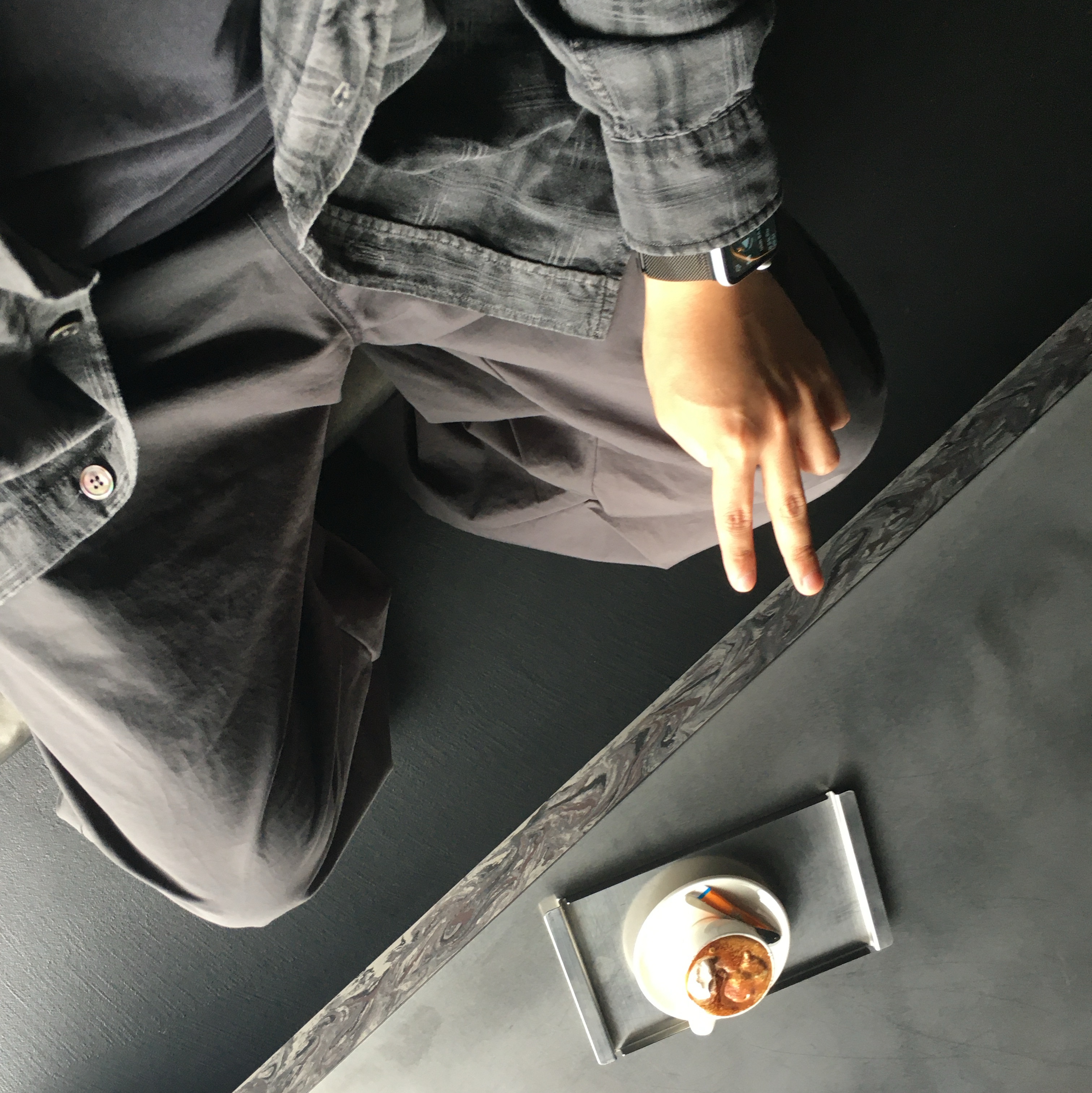 Hatchingroom 2Pk Shirt Long Over Dyed Check Grey, Asics Life Walker 010 Coffee - 3E Wide 착용 스타일