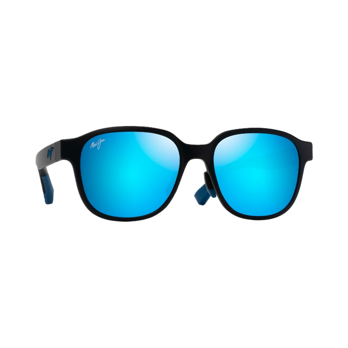 마우이 짐 노아 아시안 핏 매트 블랙 블루 하와이(Maui Jim Noa AF Matte Black Blue Hawaii)