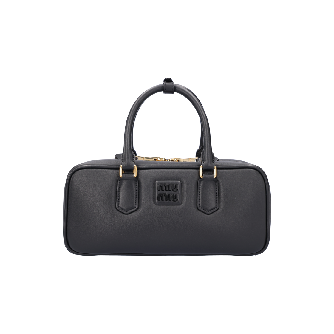 ITANP8BCHNEU Miu Miu Arcadia Leather Bag - Black