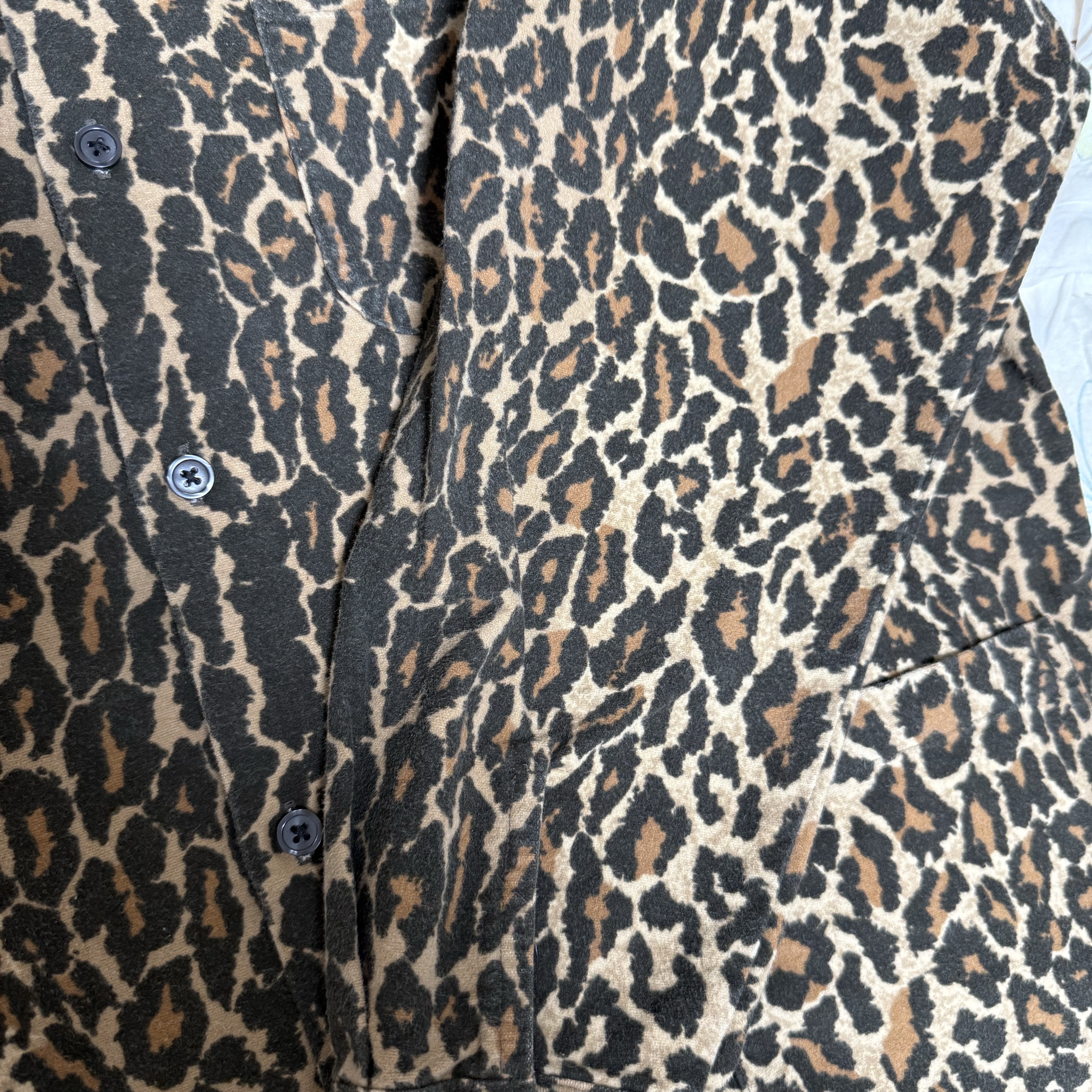Supreme Flannel Pajama Shirt Leopard - 25FW 착용 스타일 - 4