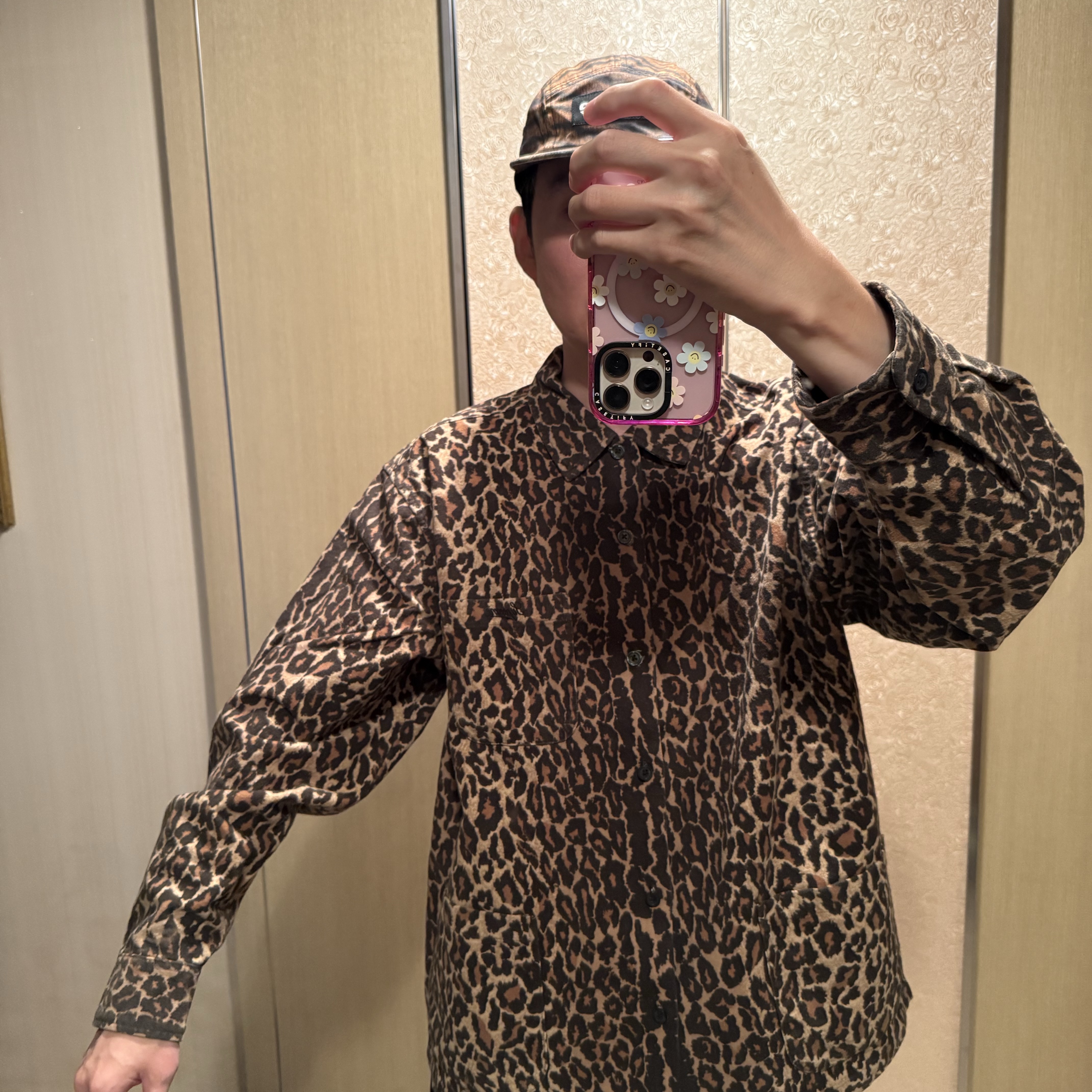 Supreme Flannel Pajama Shirt Leopard - 25FW 착용 스타일 - 4