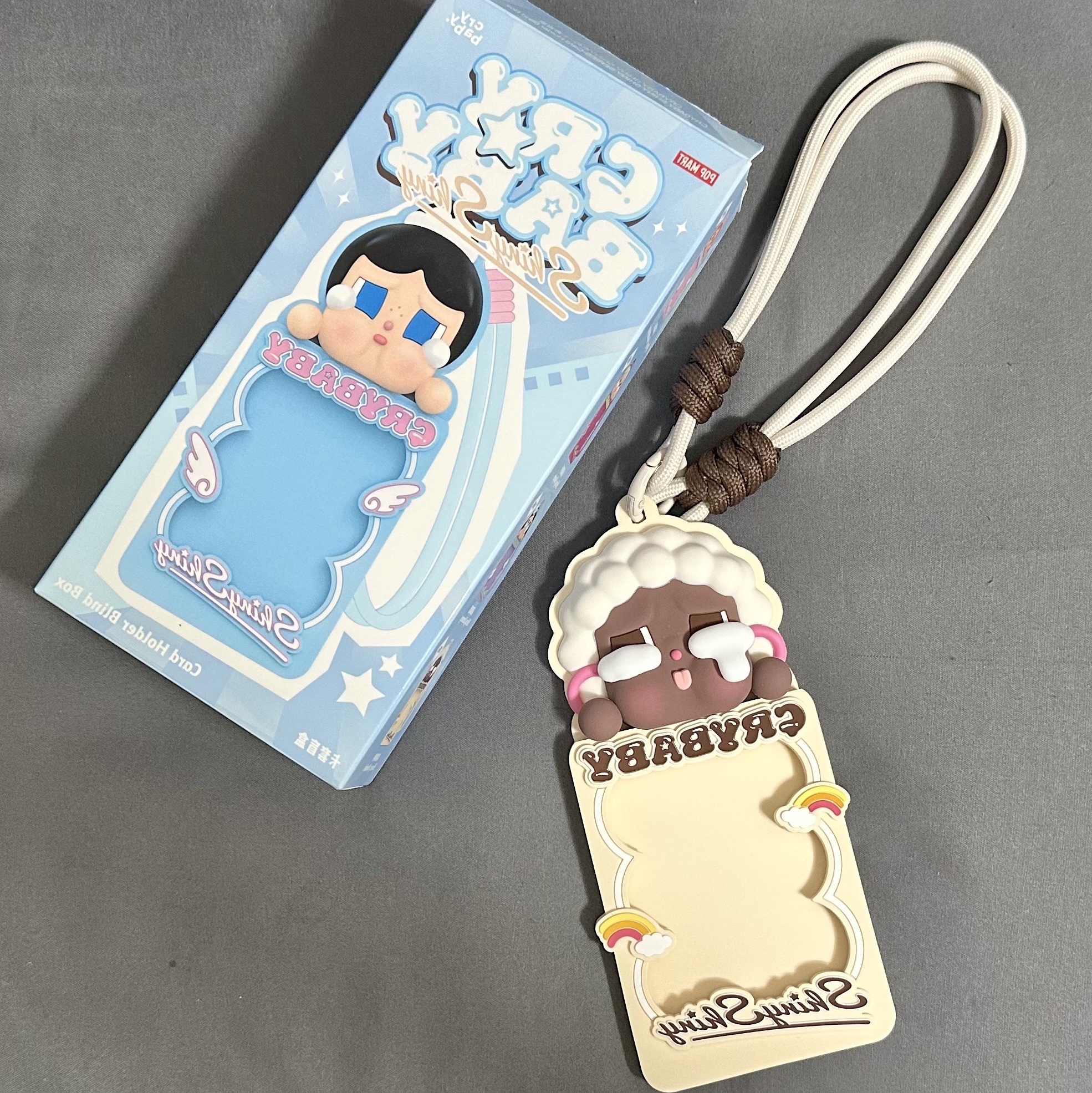 Pop Mart Crybaby Shiny Shiny Series Card Holder Sealed Case (6 Blind Boxes), Pop Mart Crybaby Shiny Shiny Series Card Holder Sealed Case (1 Blind Box) 착용 스타일