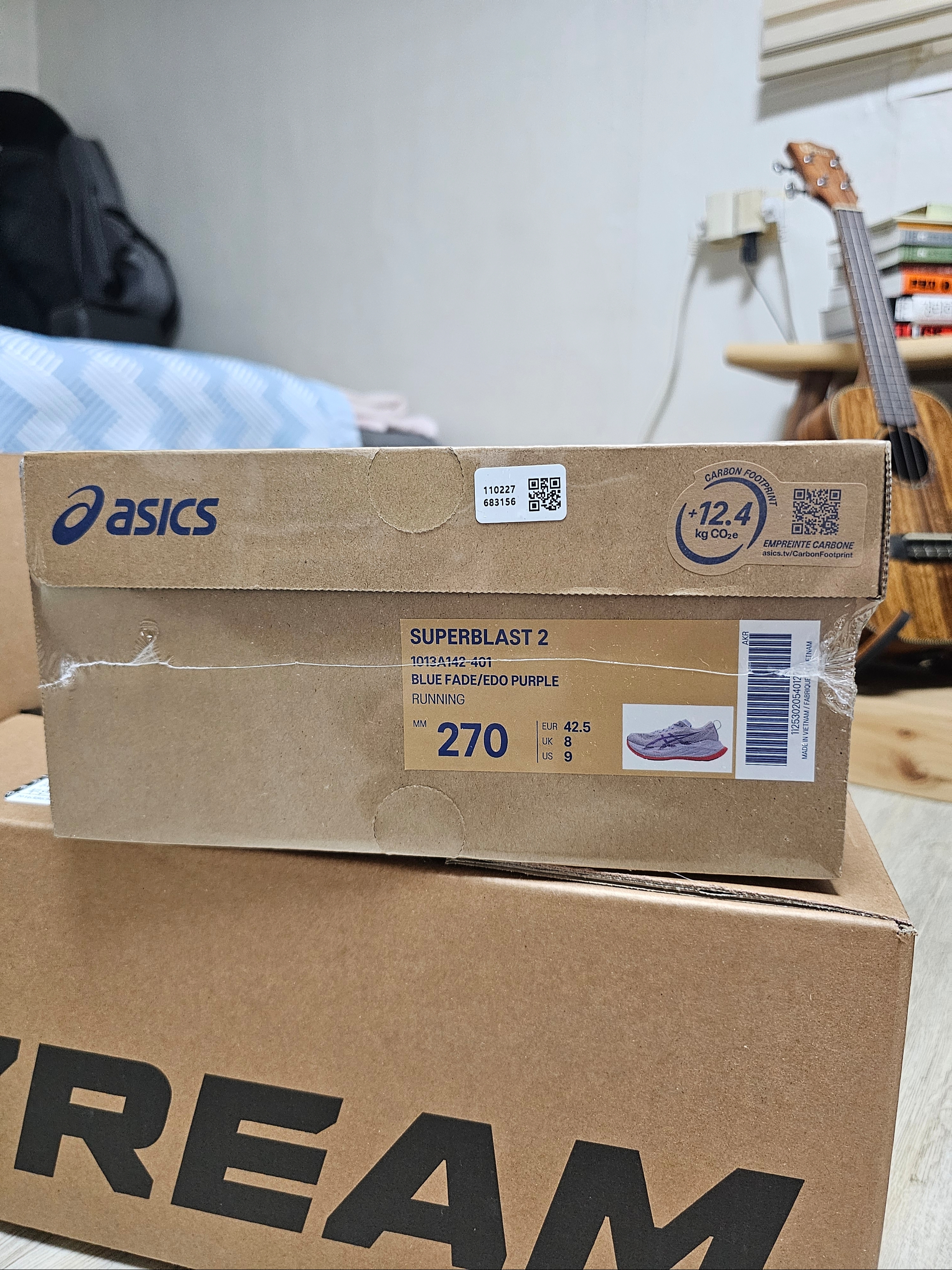 Asics Superblast 2 Blue Fade Edo Purple 착용 스타일 - 10