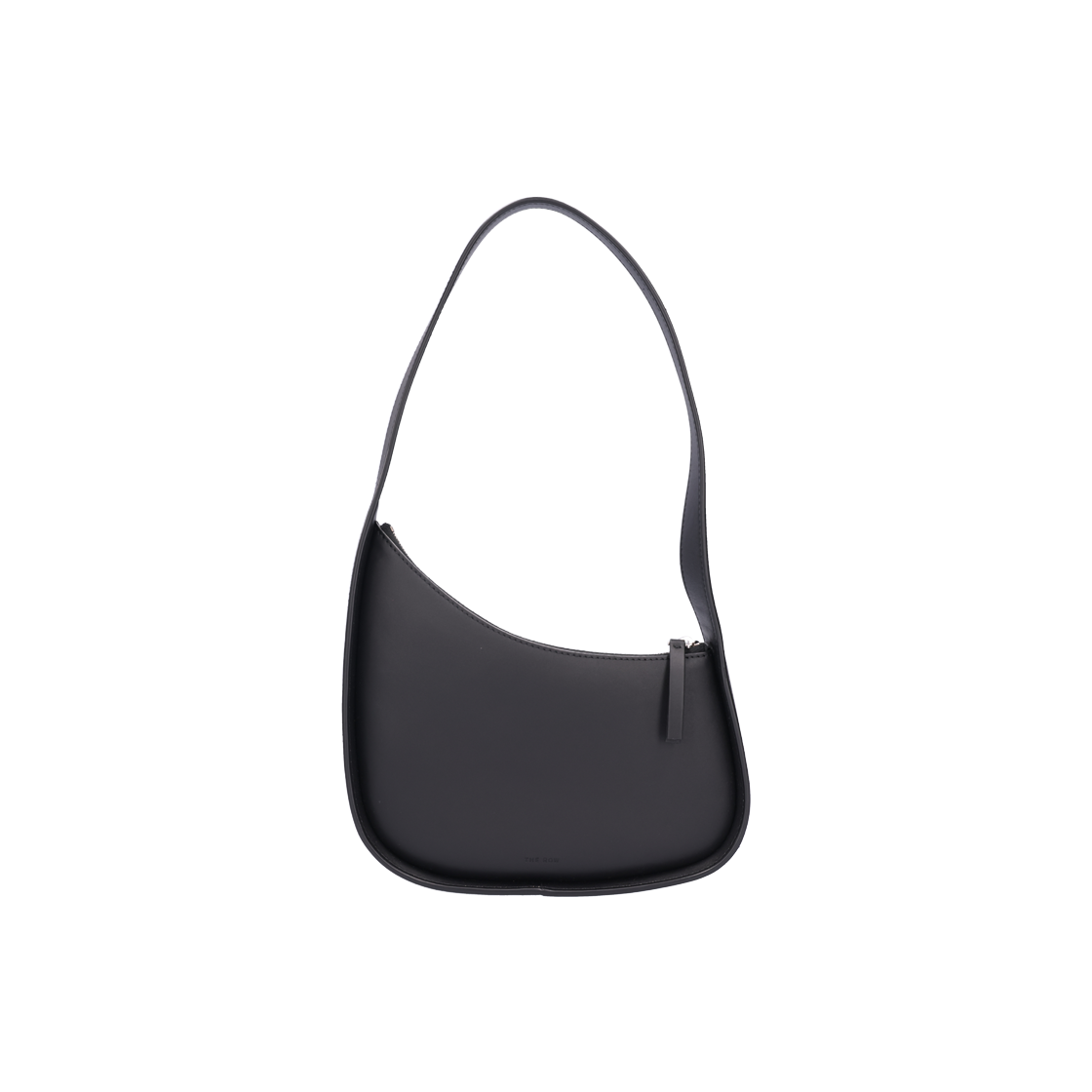 ITUSTKVHH85J The Row W1249 Half Moon Bag - Black Leather