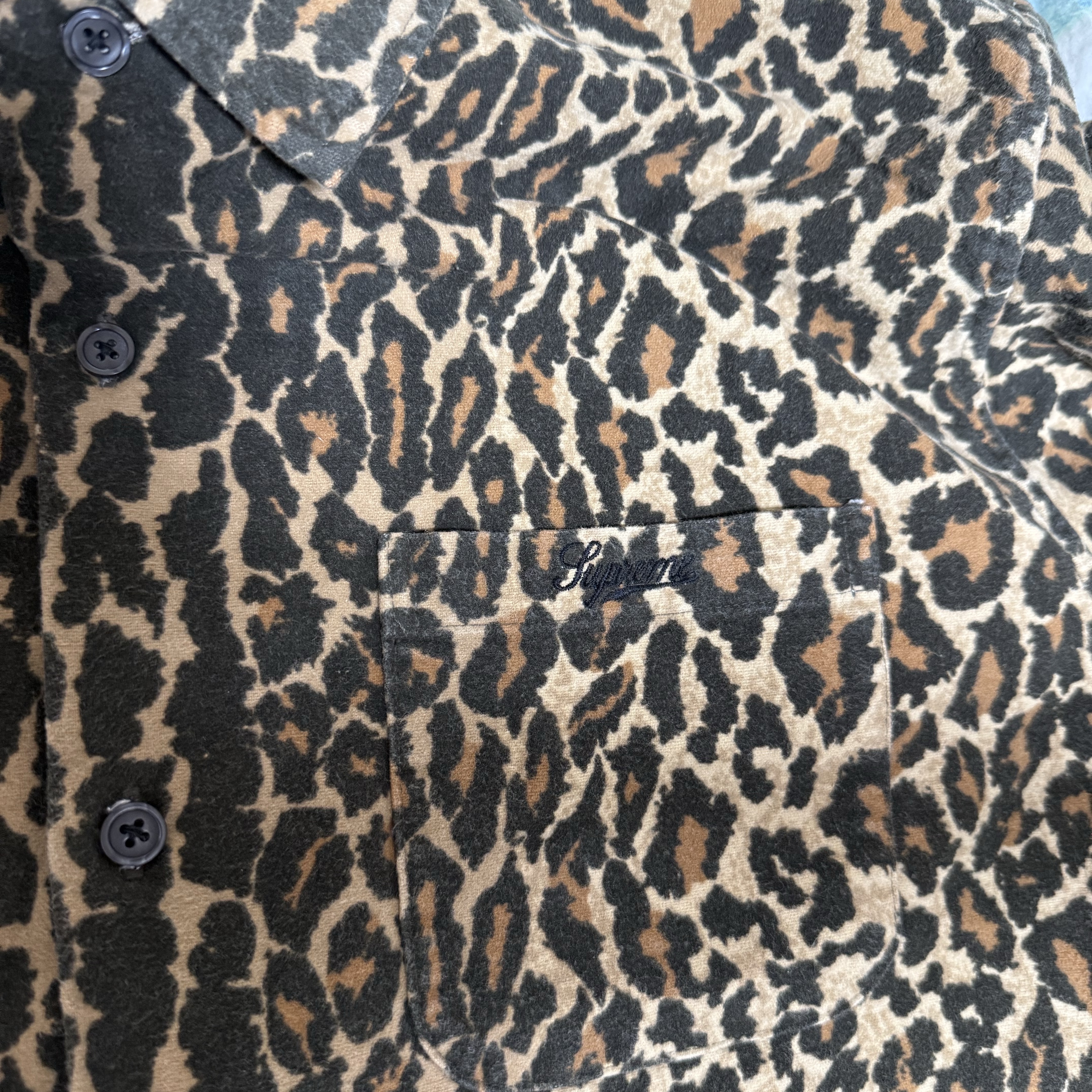 Supreme Flannel Pajama Shirt Leopard - 25FW 착용 스타일 - 3