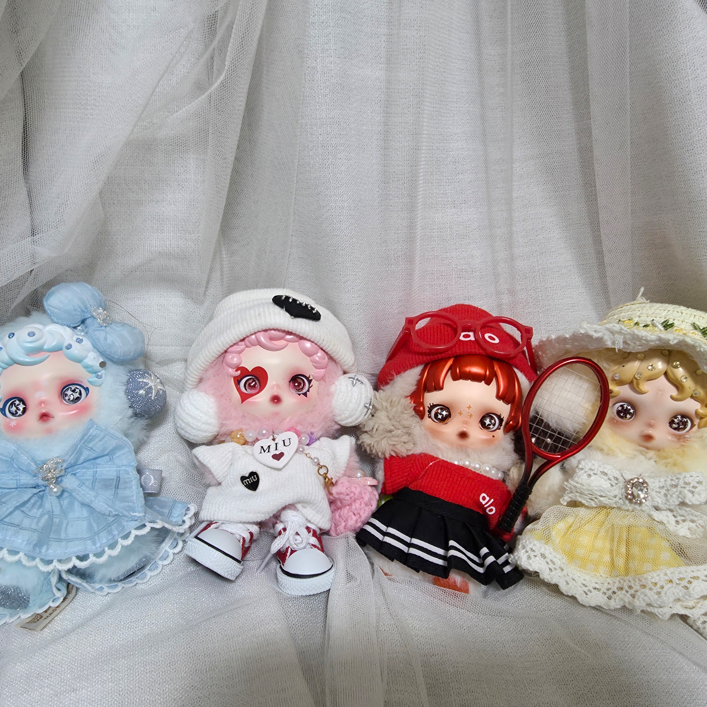 Pop Mart Skullpanda You Found Me ! Series Plush Doll Pendant Sealed Case (9 Blind Boxes), Pop Mart Skullpanda L’Impressionnisme Series Plush Doll (1 Blind Box) 착용 스타일