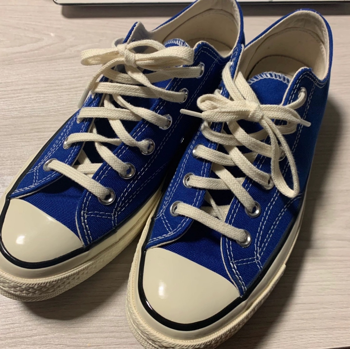 Converse Chuck 70 Ox Vintage Canvas Rush Blue 착용 스타일