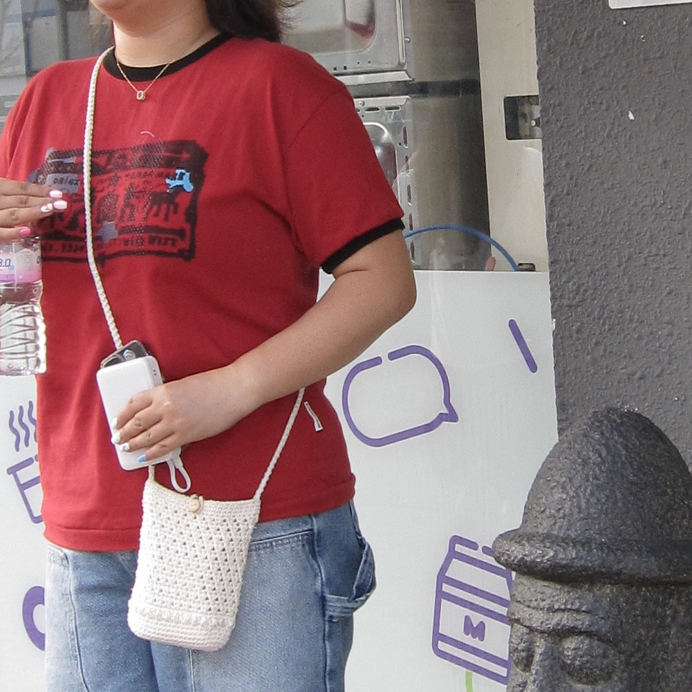 Thevinylhouse Cowboy Pictogram Ringer Tee Red 착용 스타일