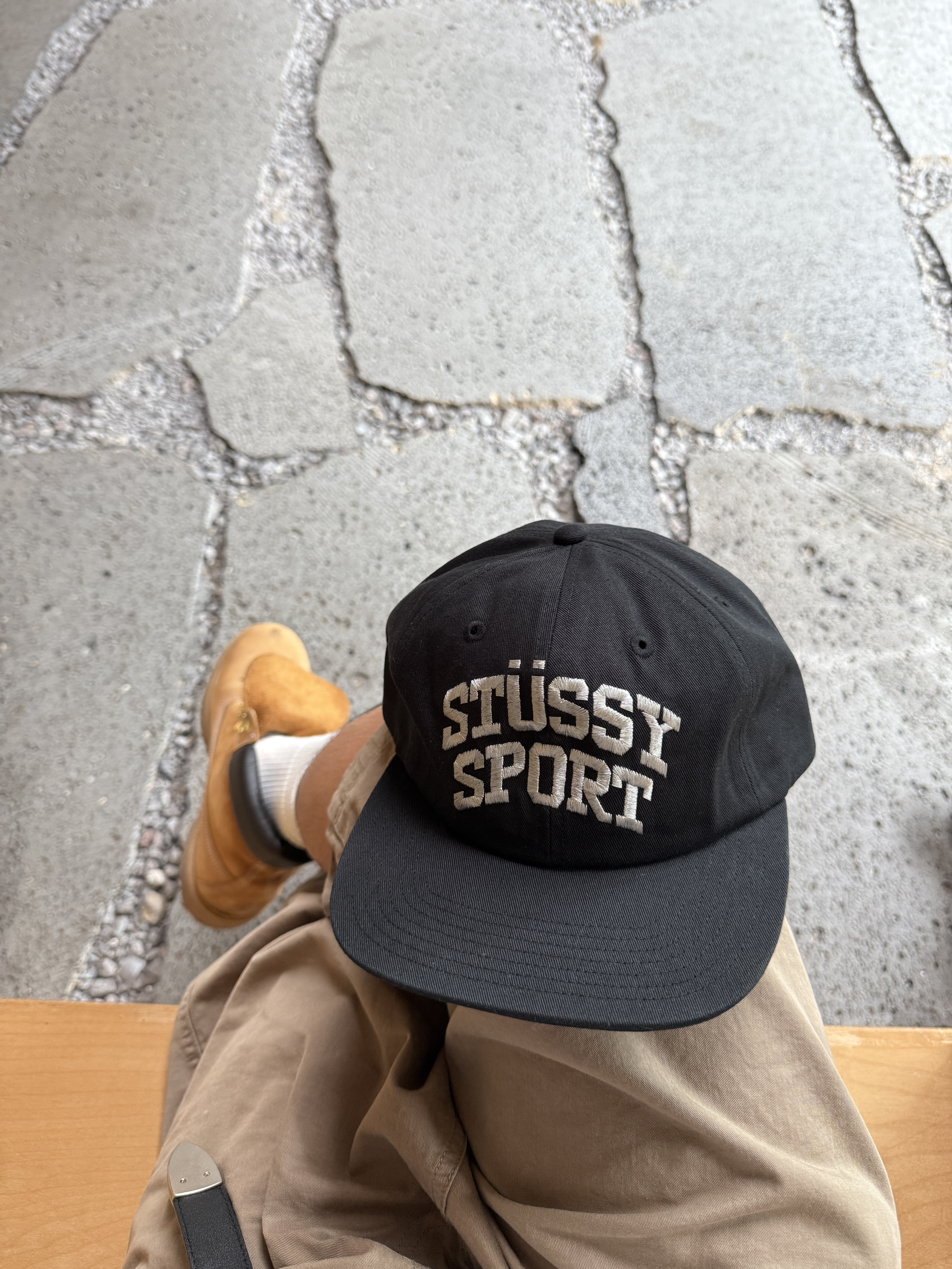 Stussy Mid-Depth Sport Snapback Black Matallic, Timberland Premium 6 inch Waterproof Boot Wheat Nubuck - Wide 착용 스타일 - 3