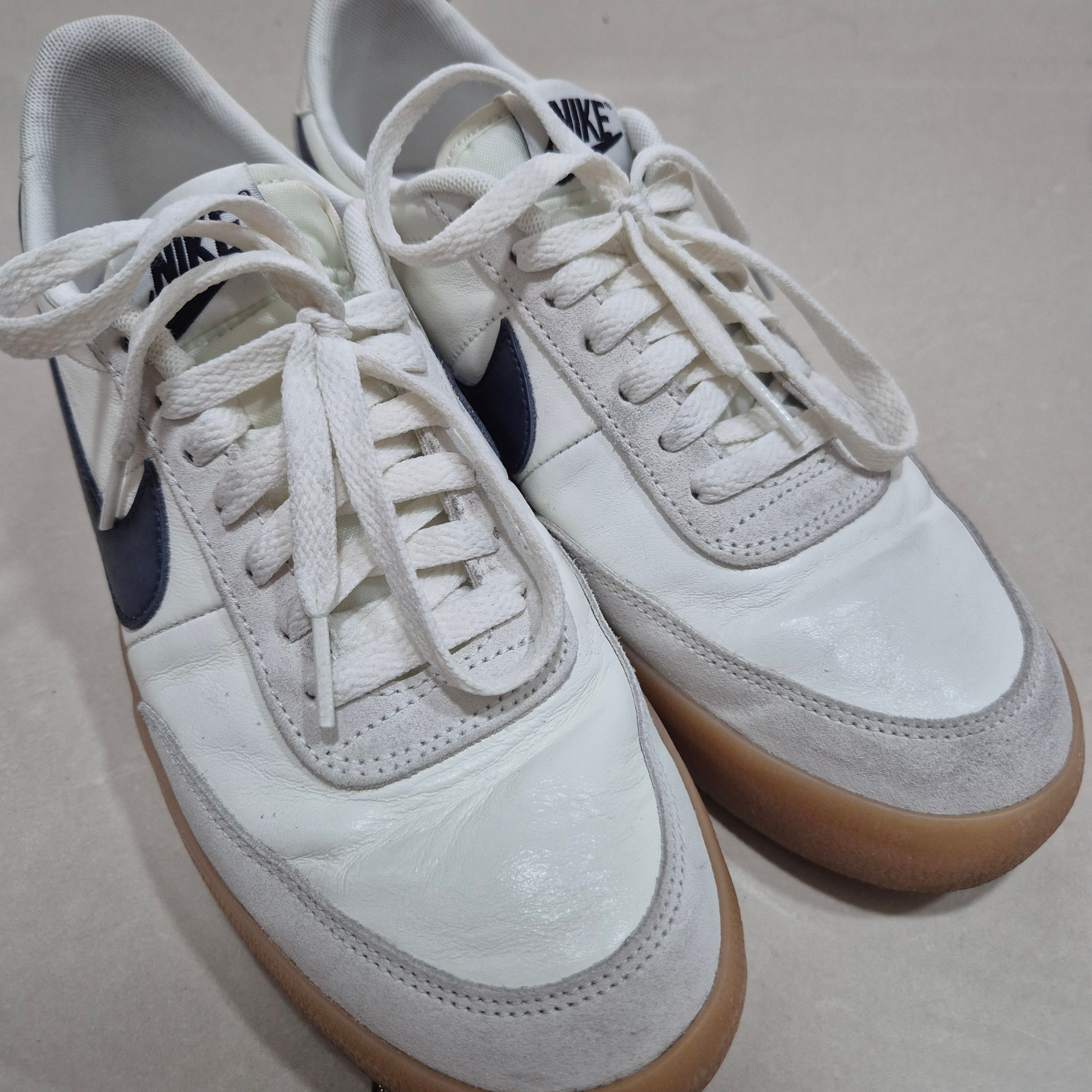Nike x J.Crew Killshot 2 Sail Midnight Navy 착용 스타일