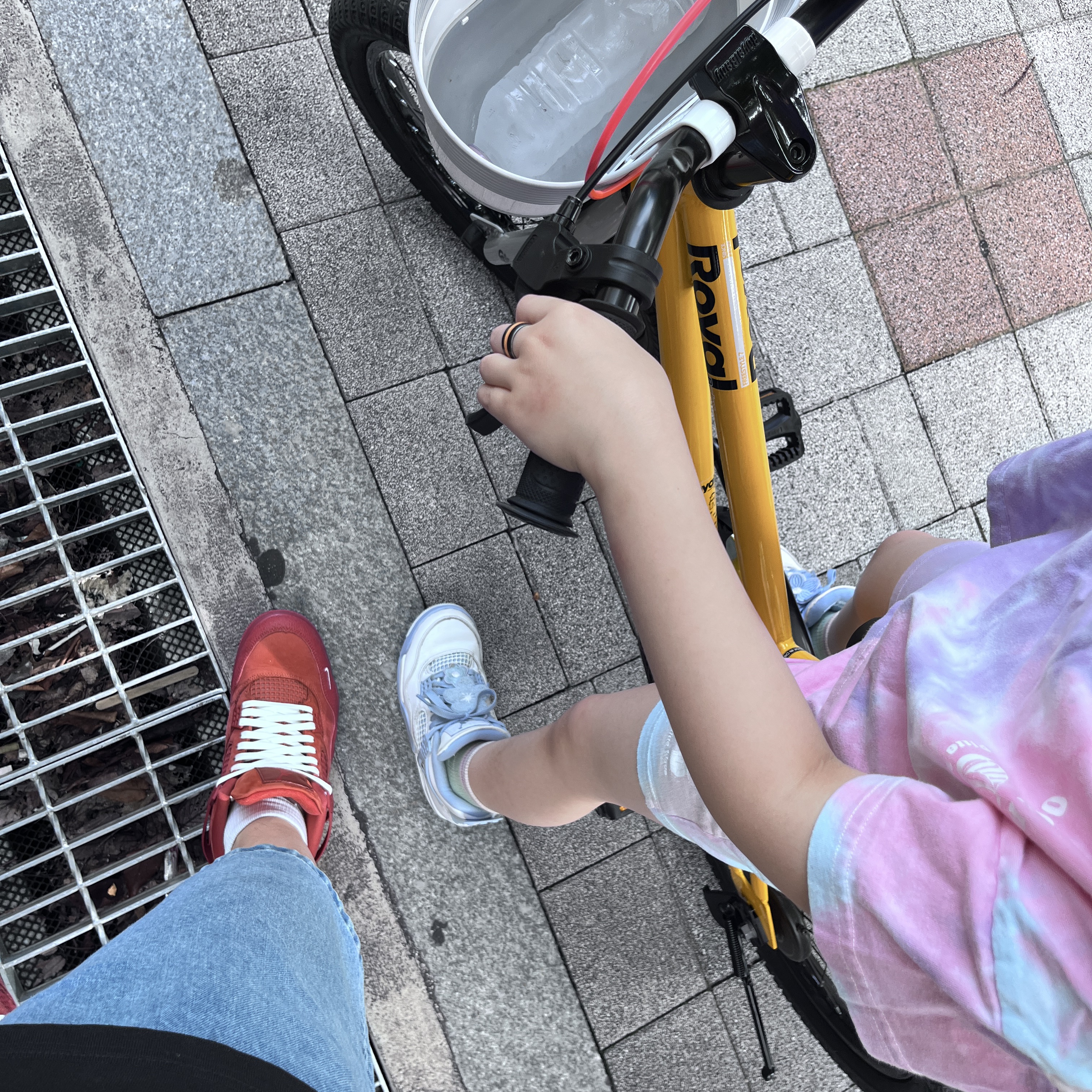 Jordan 4 x Nigel Sylvester Retro OG SP Brick by Brick, (W) Jordan 4 Retro Aluminum 착용 스타일 - 2