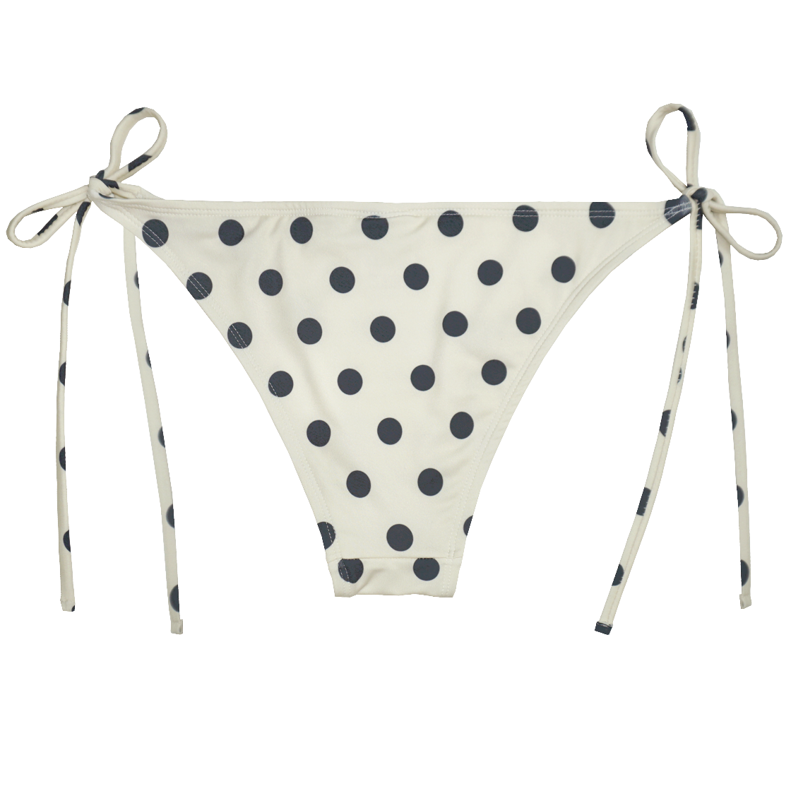떨스티클럽 크림 도트 비키니 - 트라이앵글 바텀(THIRSTY CLUB Cream dot bikini - Triangle bottom)
