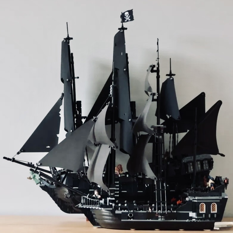 Lego Disney Pirates of the Caribbean The Black Pearl, Lego Icons Captain Jack Sparrow's Pirate Ship 착용 스타일 - 2