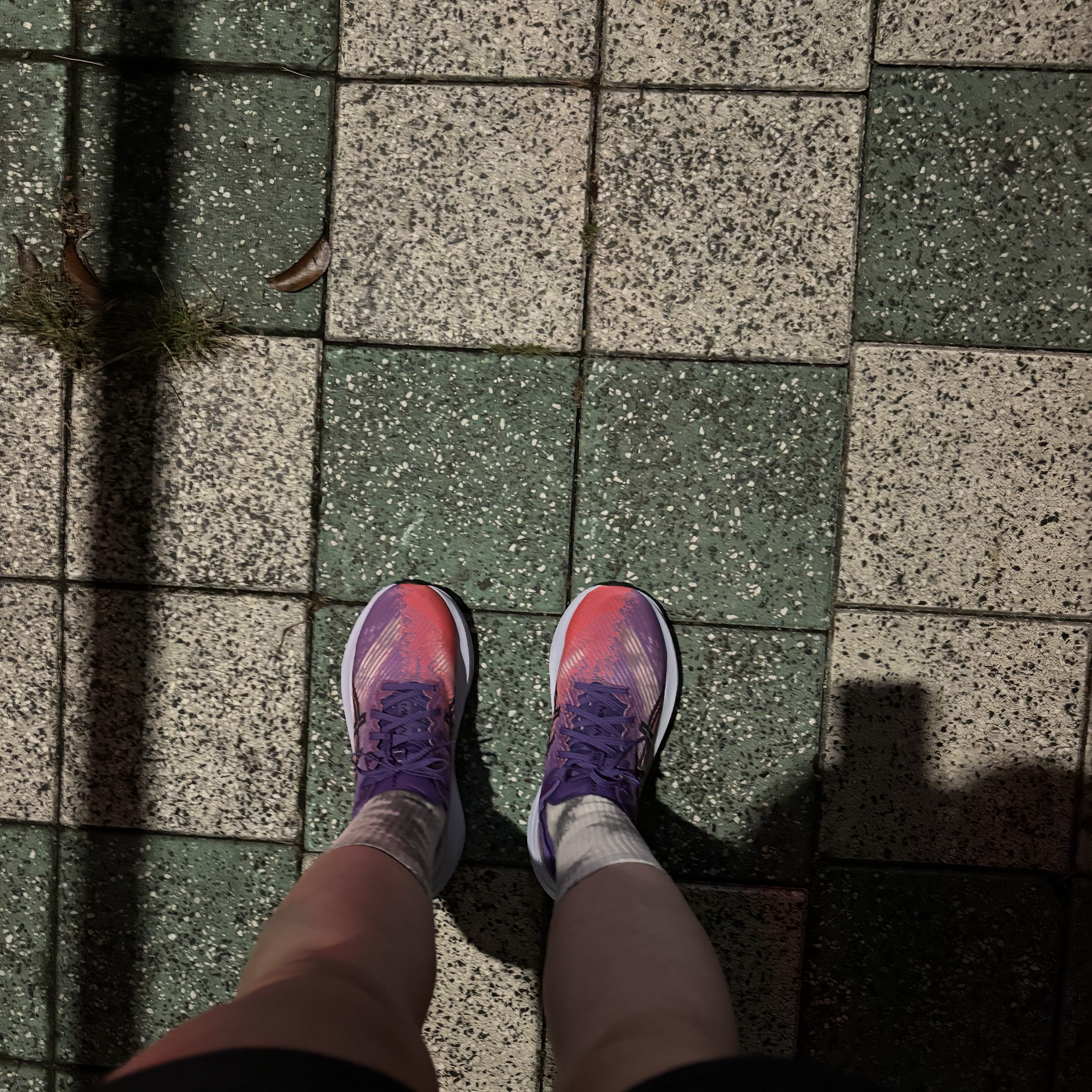 Asics Megablast Edo Purple Black 착용 스타일 - 1