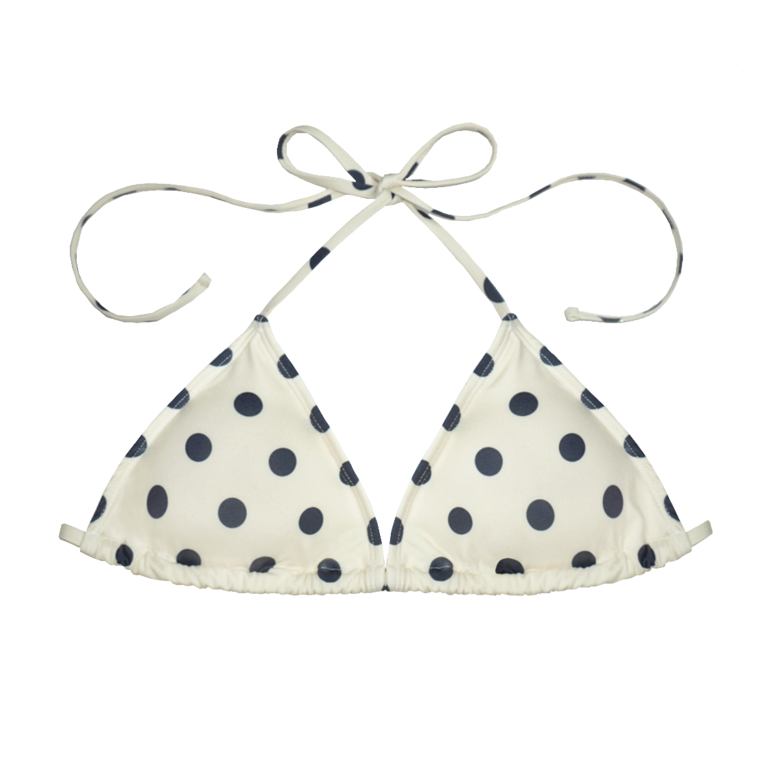 떨스티클럽 크림  도트 비키니 - 트라이앵글 탑