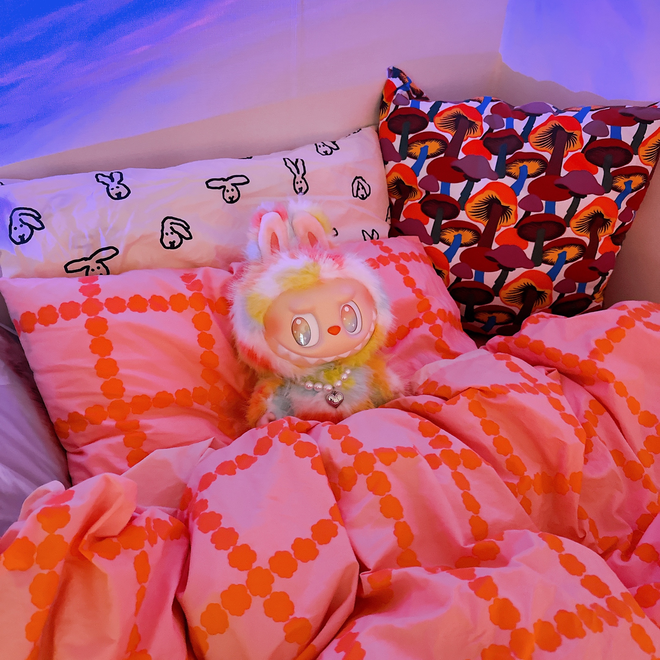 Pop Mart Labubu The Monsters Big Into Energy Series-Rock The Universe Vinyl Plush Doll 착용 스타일 - 3