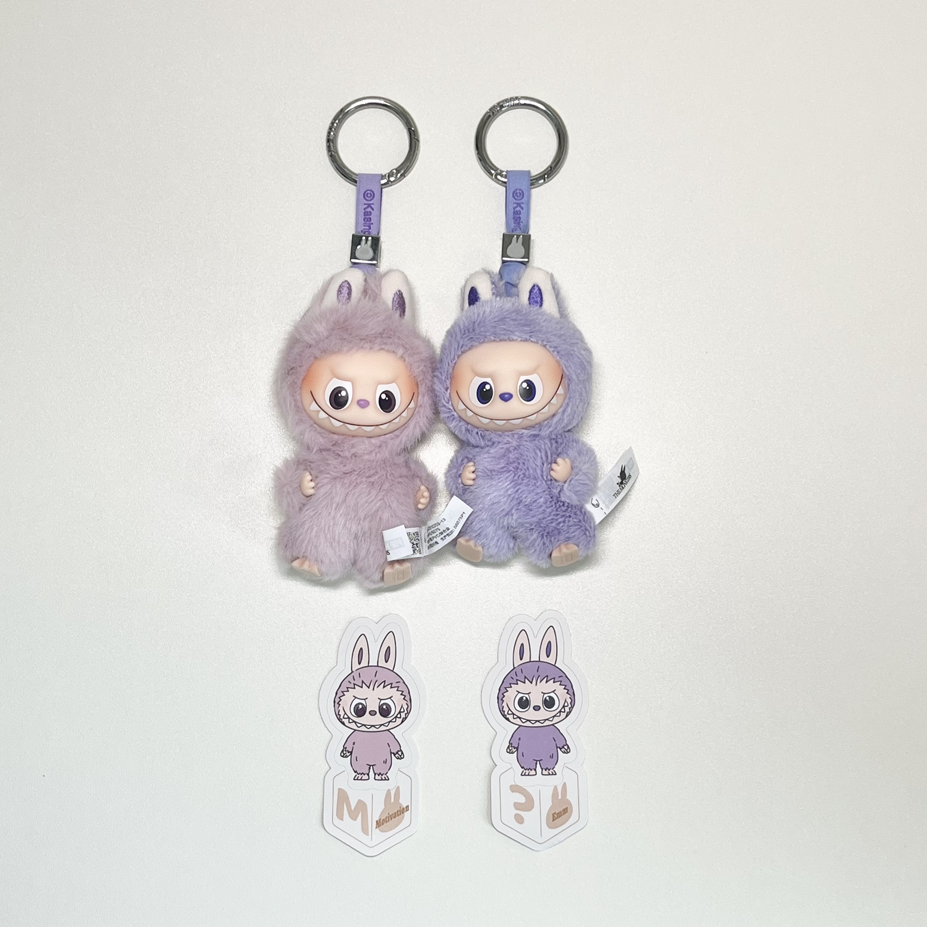 Pop Mart Labubu The Monsters Pin For Love Series Vinyl Plush Pendant Sealed Case (A-M) (14 Blind Boxes) 착용 스타일 - 3