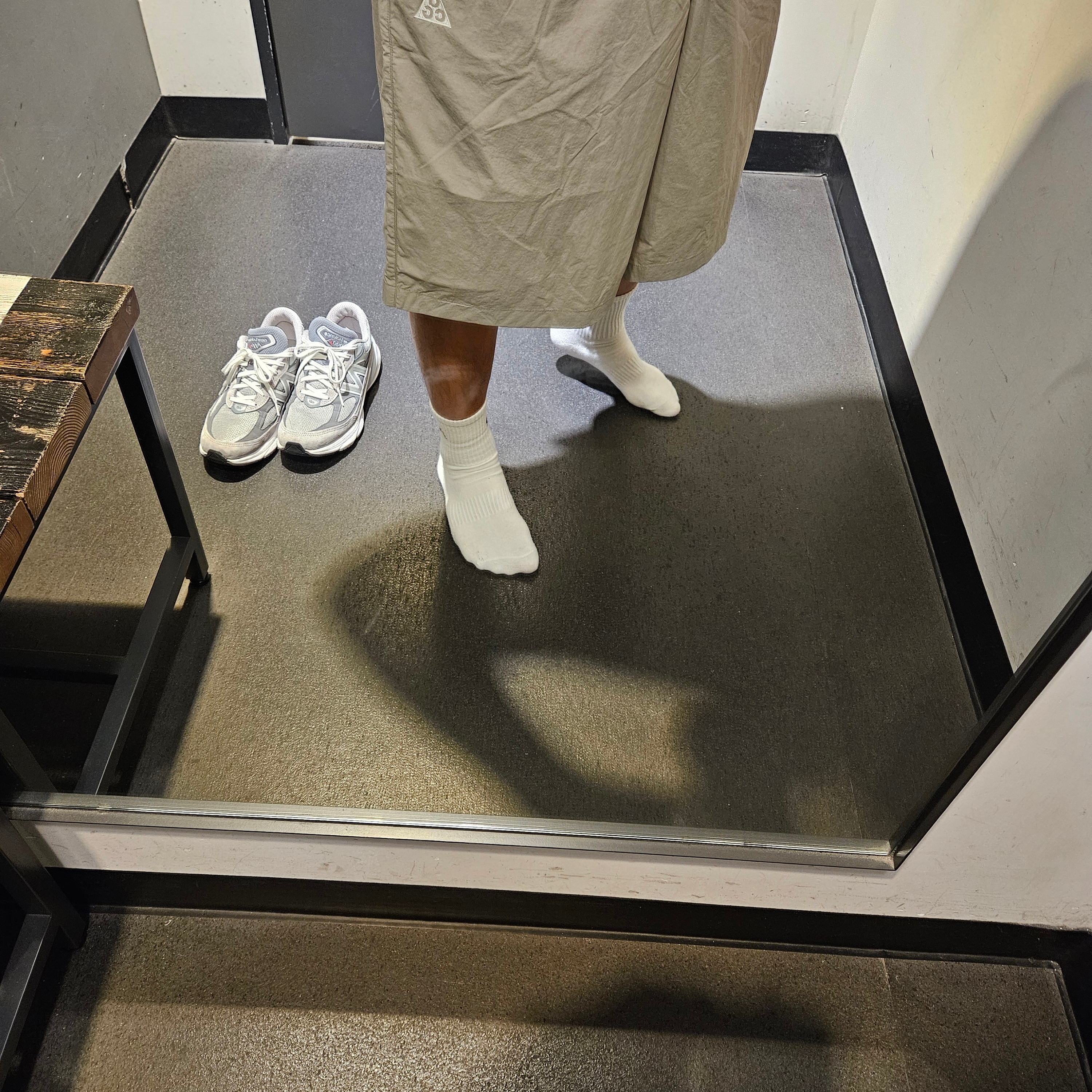 Nike ACG Orb Weaver UV Repel Oversized Shorts College Grey Football Grey - Asia 착용 스타일