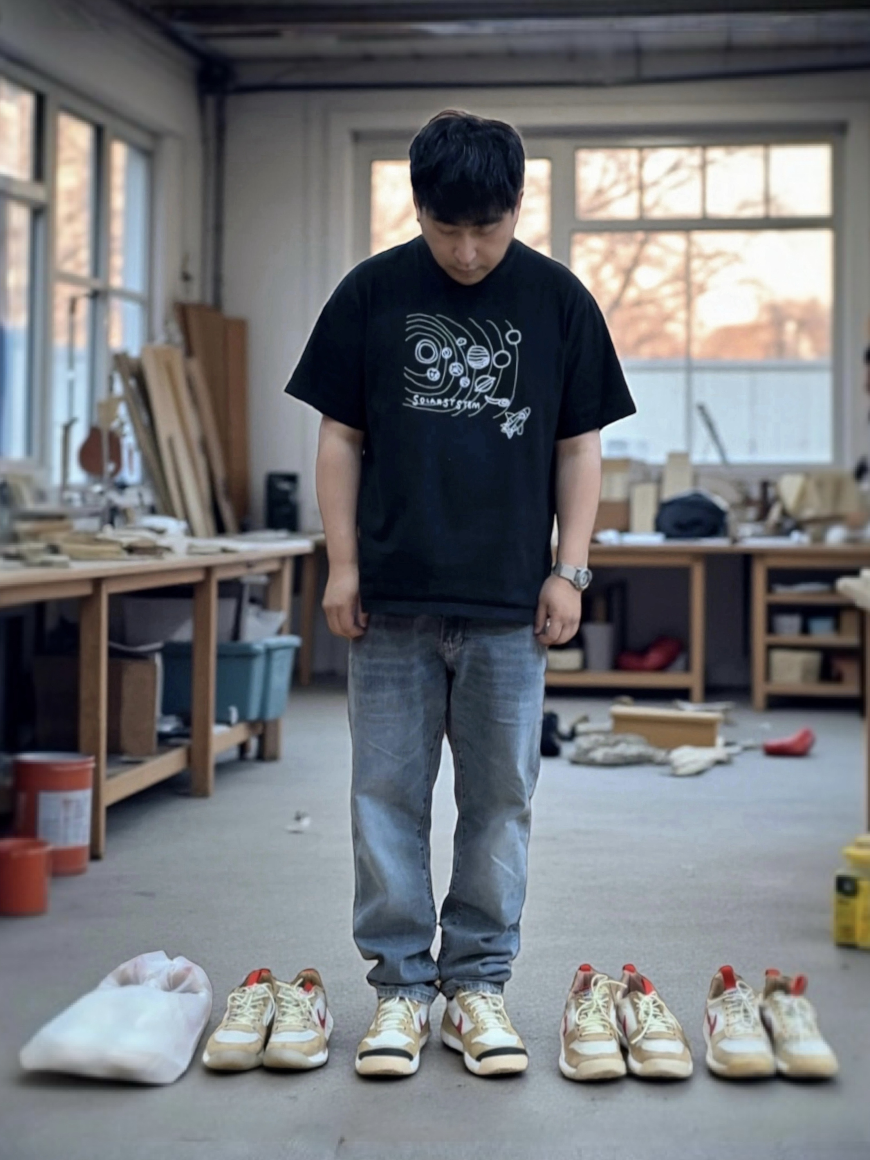 Nike x Tom Sachs Mars Yard Shoe 3.0 Space Camp 착용 스타일 - 2