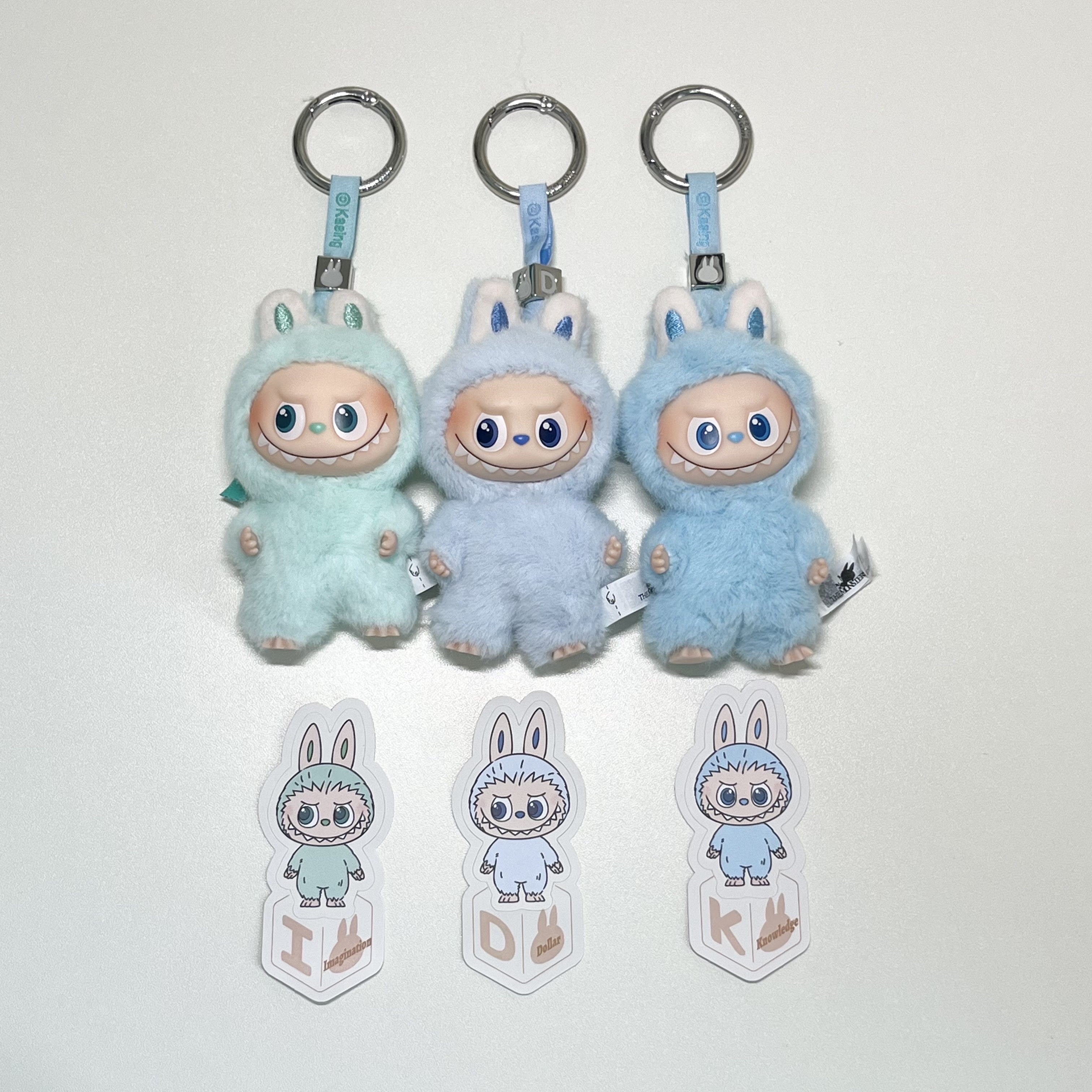 Pop Mart Labubu The Monsters Pin For Love Series Vinyl Plush Pendant Sealed Case (A-M) (14 Blind Boxes) 착용 스타일 - 6