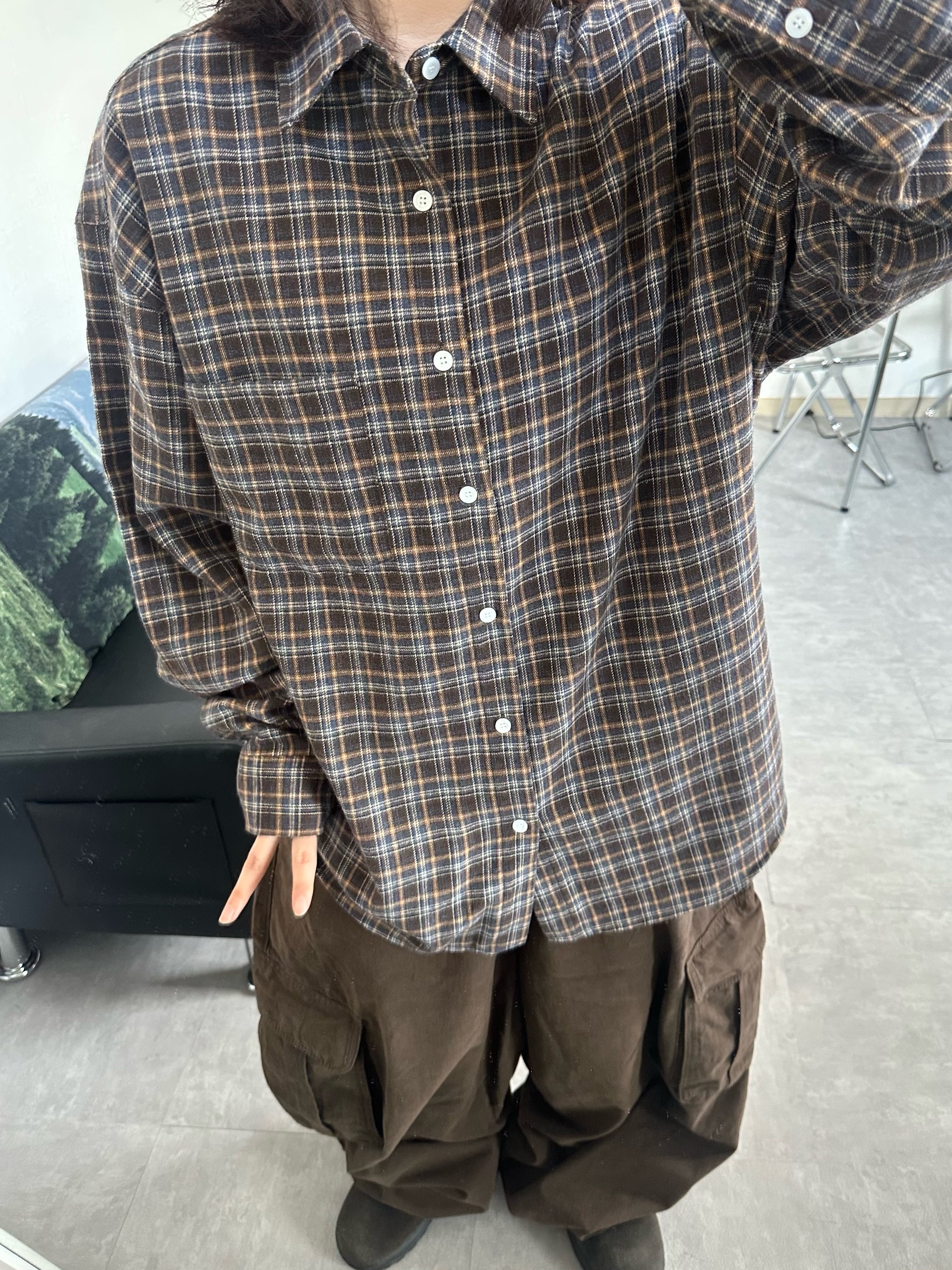 The North Face Buckle Mule Dark Brown 착용 스타일 - 7